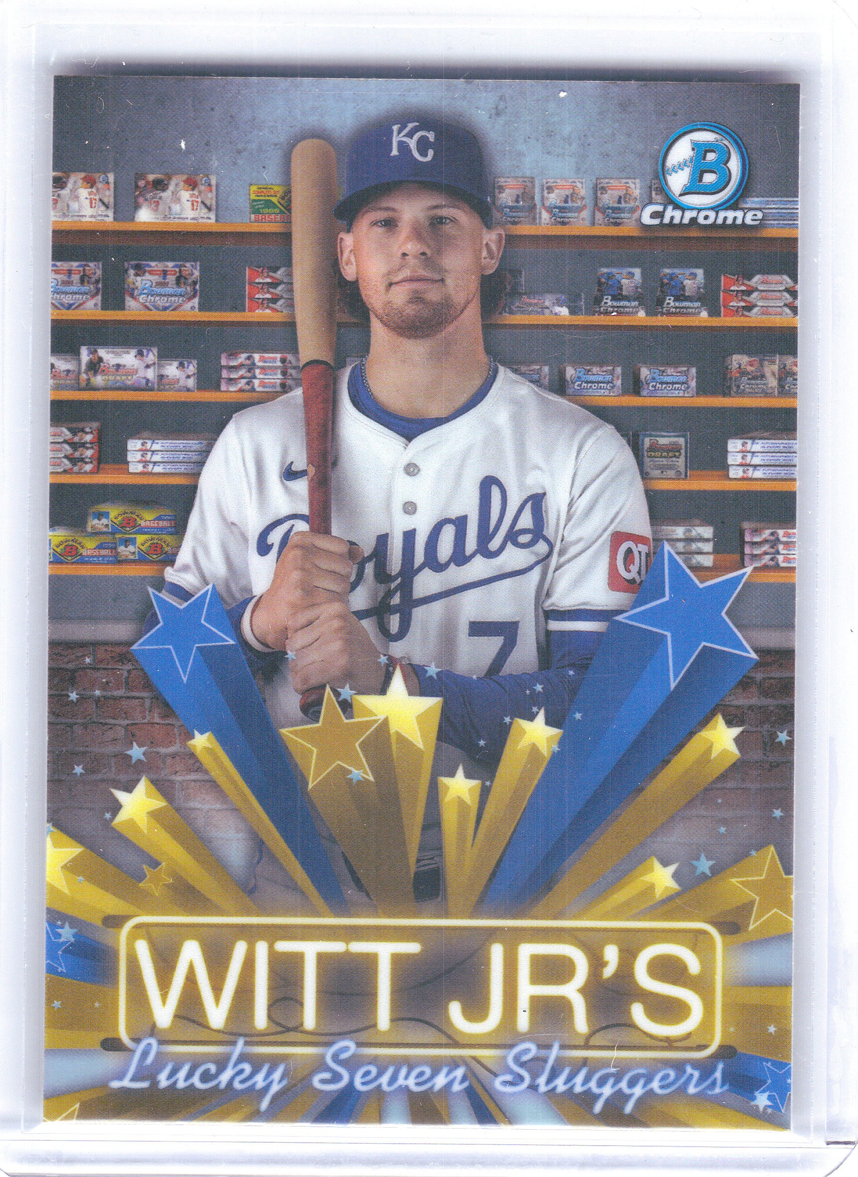 2025 Bowman #HS-8 Bobby Witt Jr. Hobby Stars Kansas City Royals