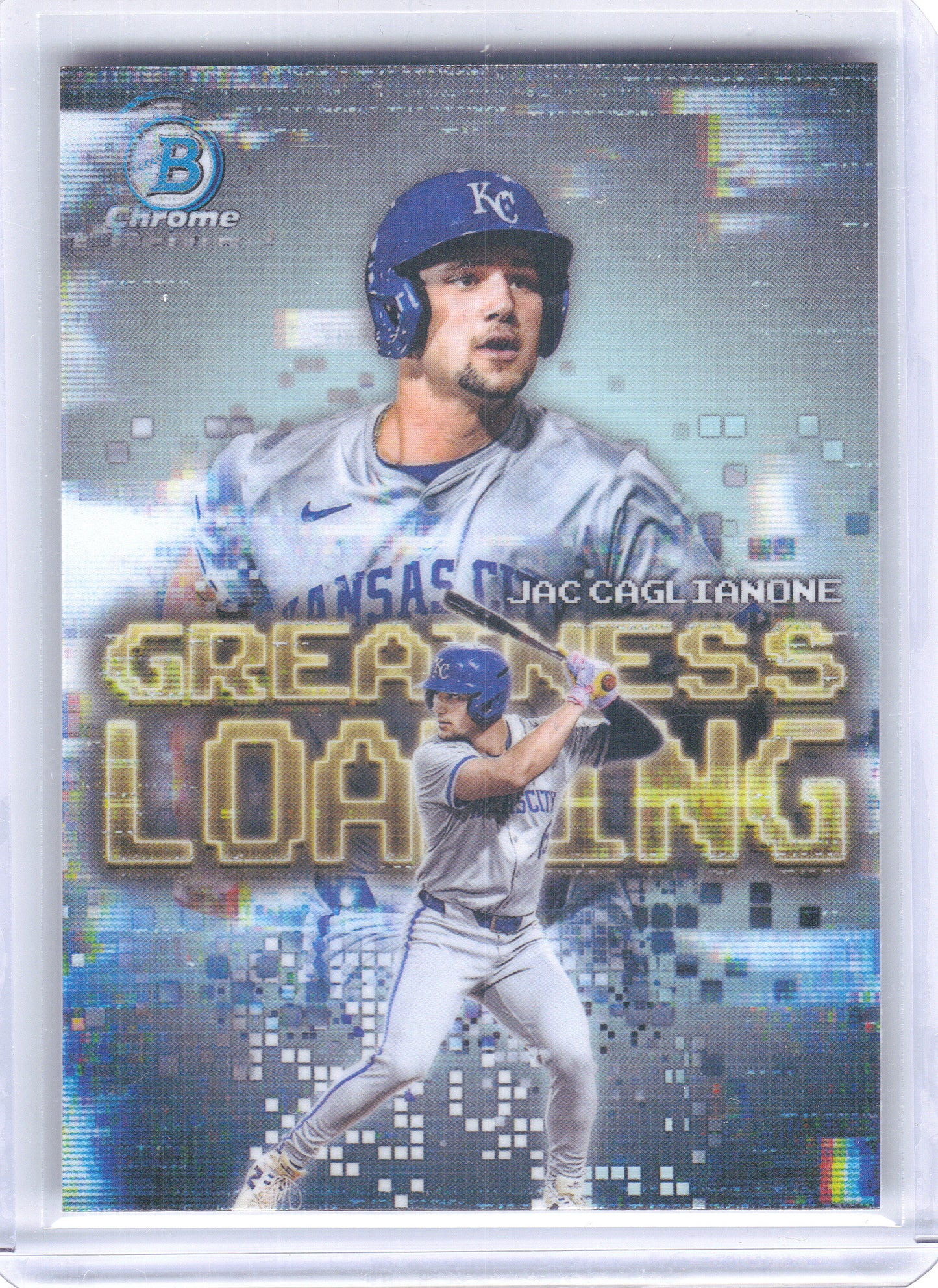 2025 Bowman #GL-21 Jac Caglianone Greatness Loading Kansas City Royals