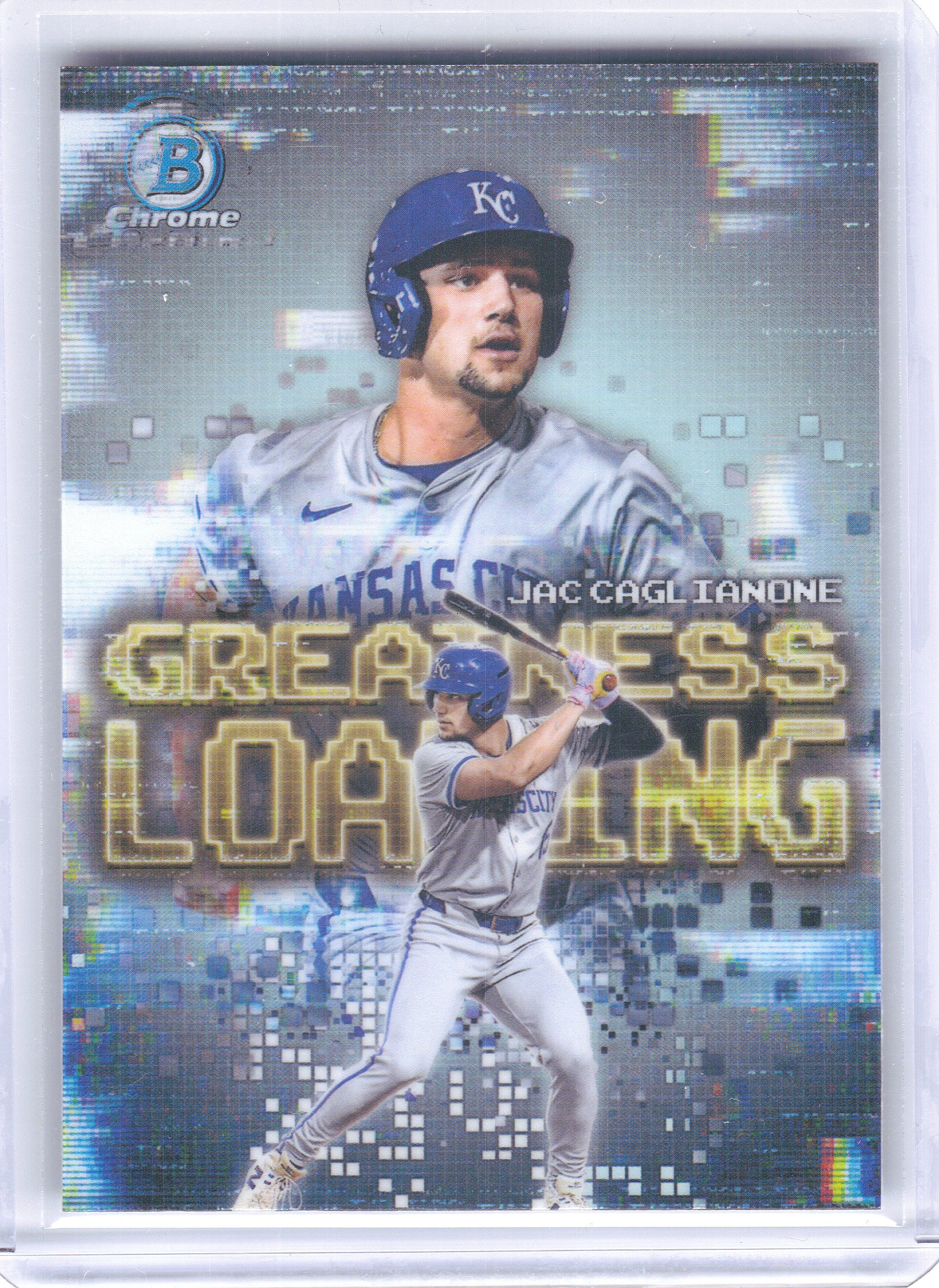 2025 Bowman #GL-21 Jac Caglianone Greatness Loading Kansas City Royals