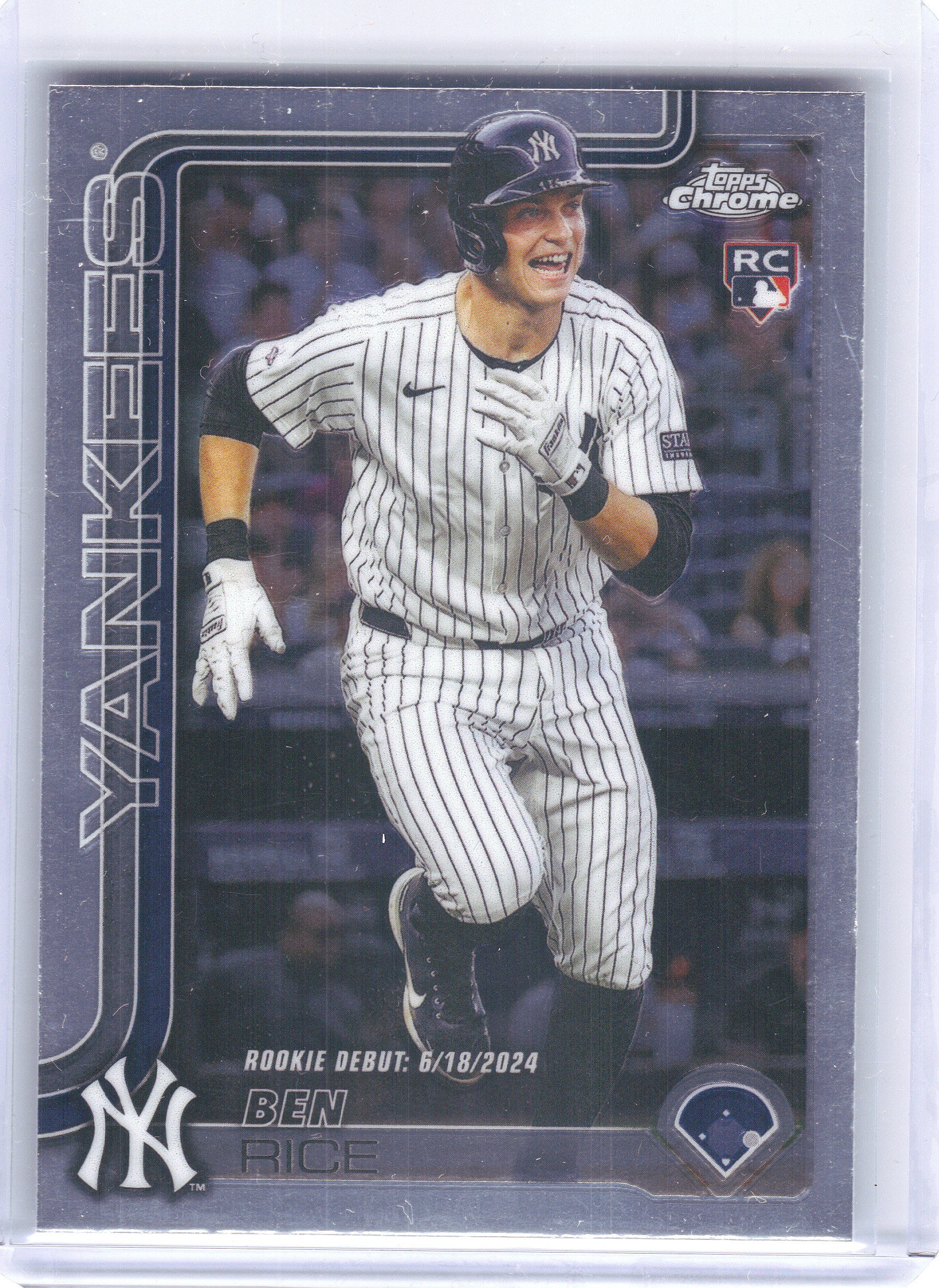 2025 Topps Chrome Update #USC138 Ben Rice New York Yankees