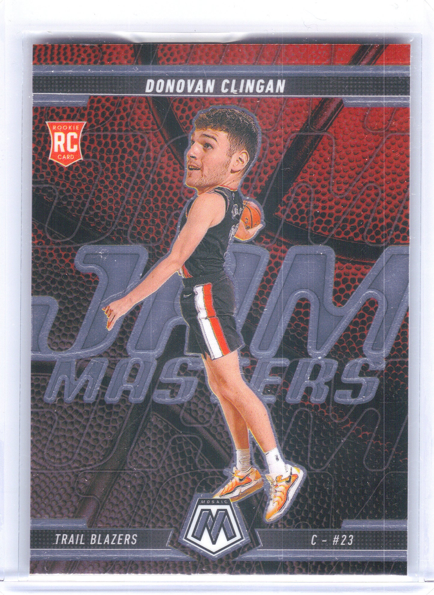 2024-25 Panini Mosaic #5 Donovan Clingan Jam Masters Portland Trail Blazers