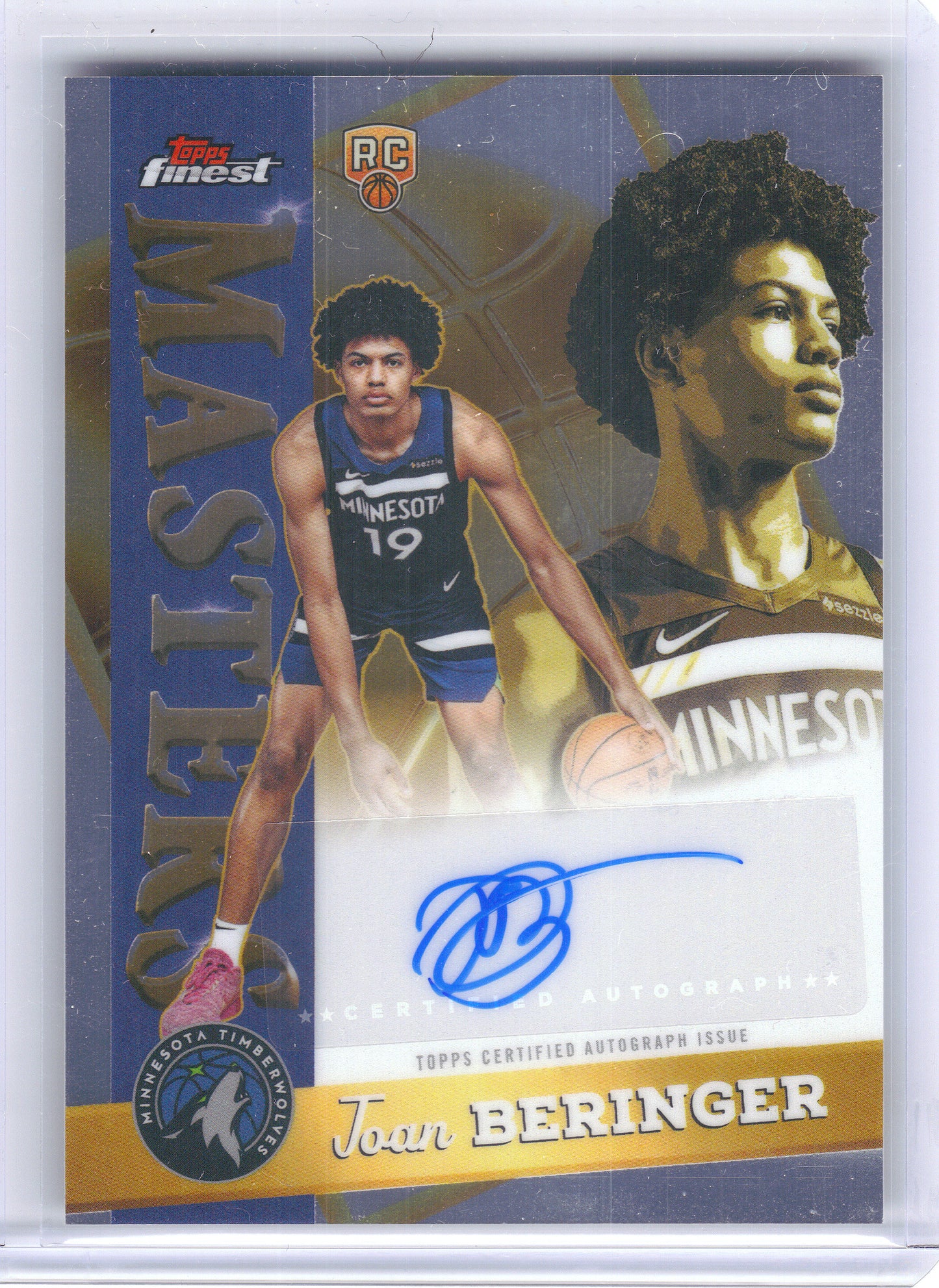 2025-26 Finest #MA-JB Joan Beringer Masters Autographs Minnesota Timberwolves Auto