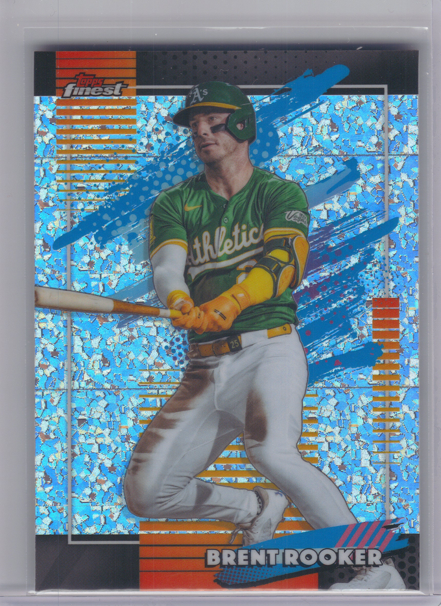 2026 Finest #126 Brent Rooker Mini-Diamond Refractors Athletics