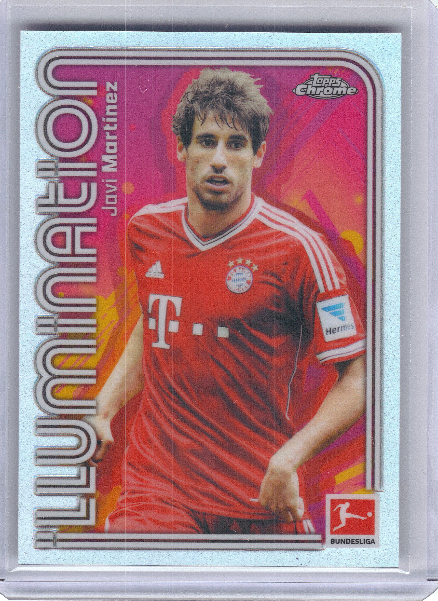 2025-26 Topps Chrome Bundesliga #ILU-13 Javi Martínez Illumination FC Bayern Munchen