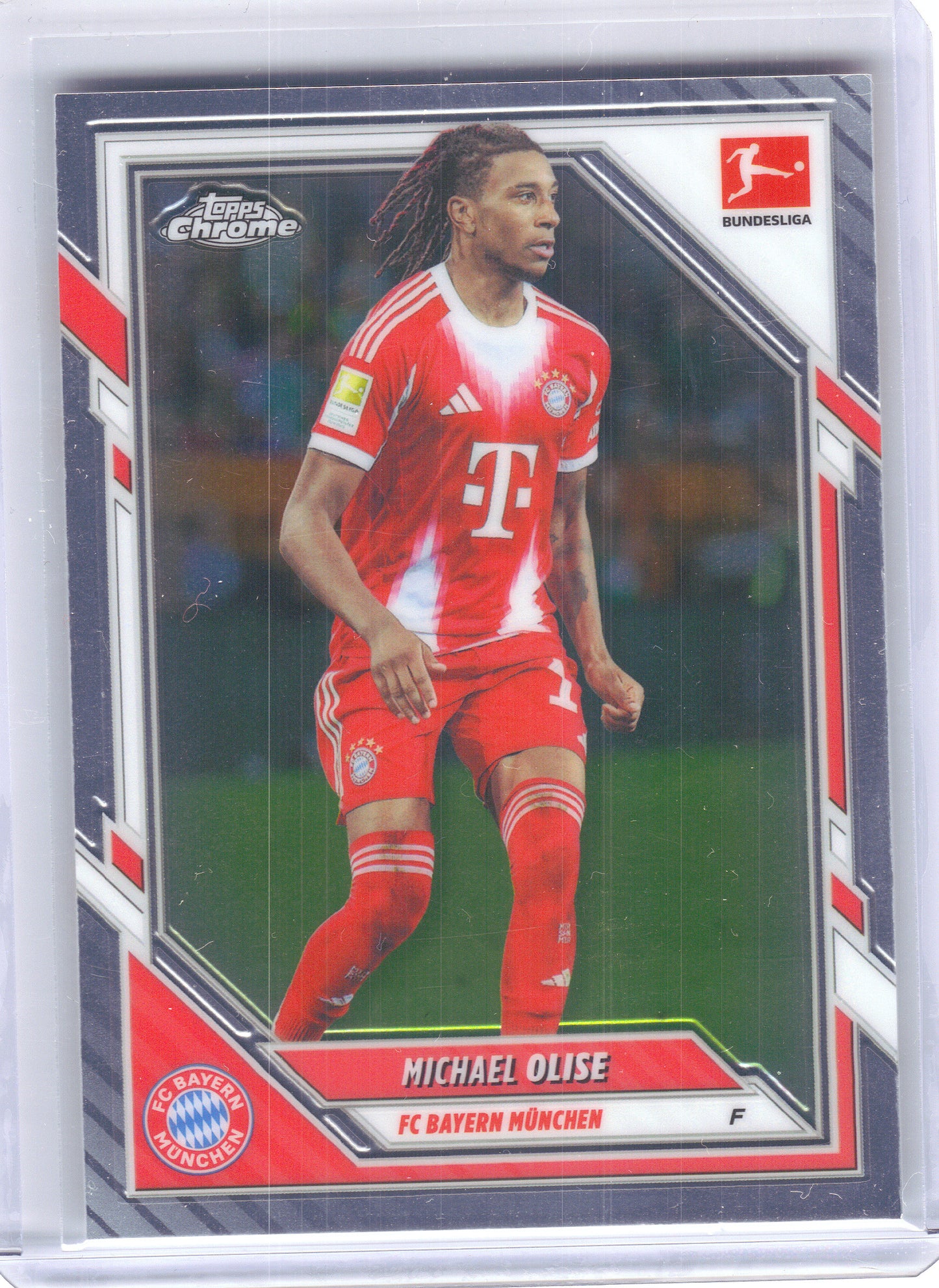 2025-26 Topps Chrome Bundesliga #80 Michael Olise FC Bayern Munchen
