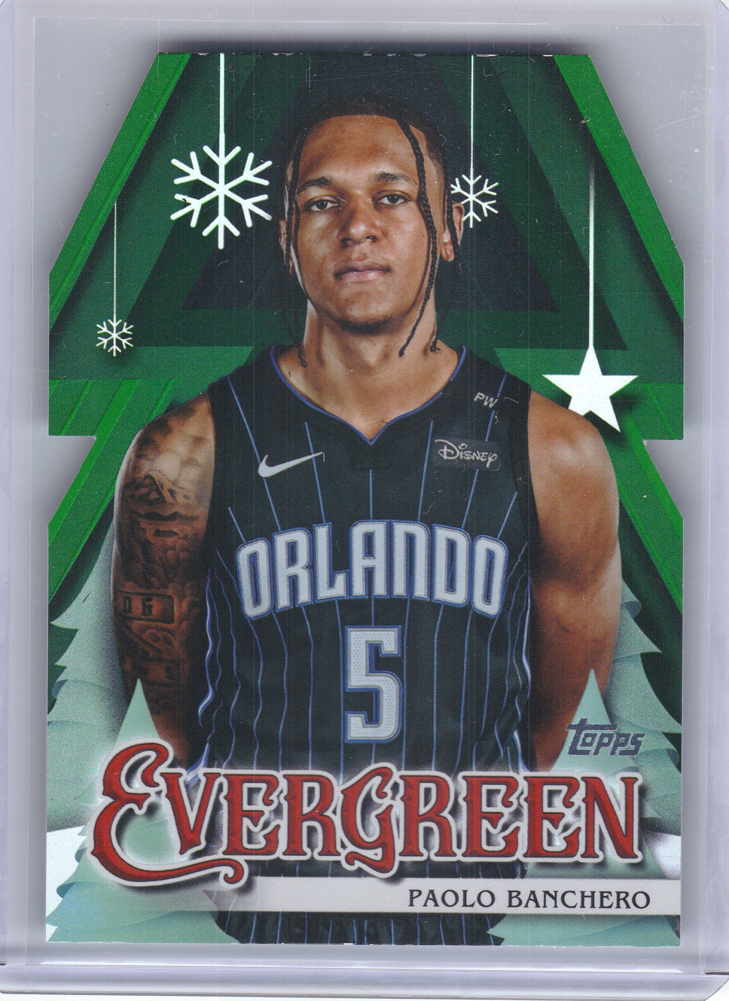 2025-26 Topps Holiday #EV-PB Paolo Banchero Evergreen Orlando Magic