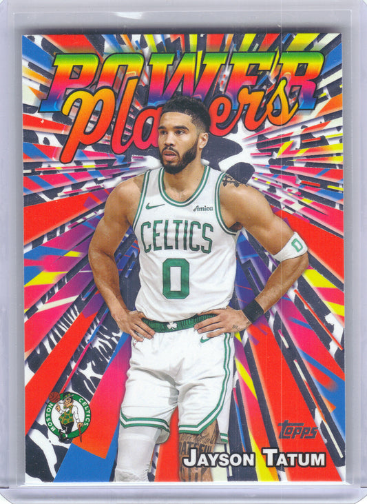 2025-26 Topps #PP-5 Jayson Tatum Power Players Boston Celtics
