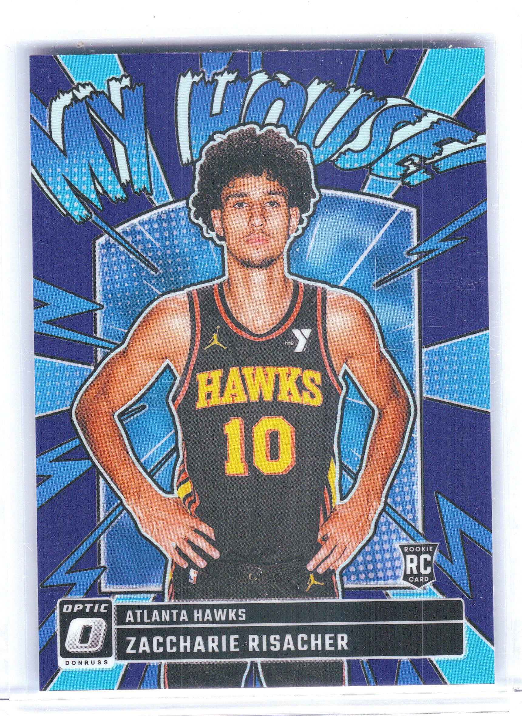 2024-25 Donruss Optic #13 Zaccharie Risacher My House Purple Atlanta Hawks