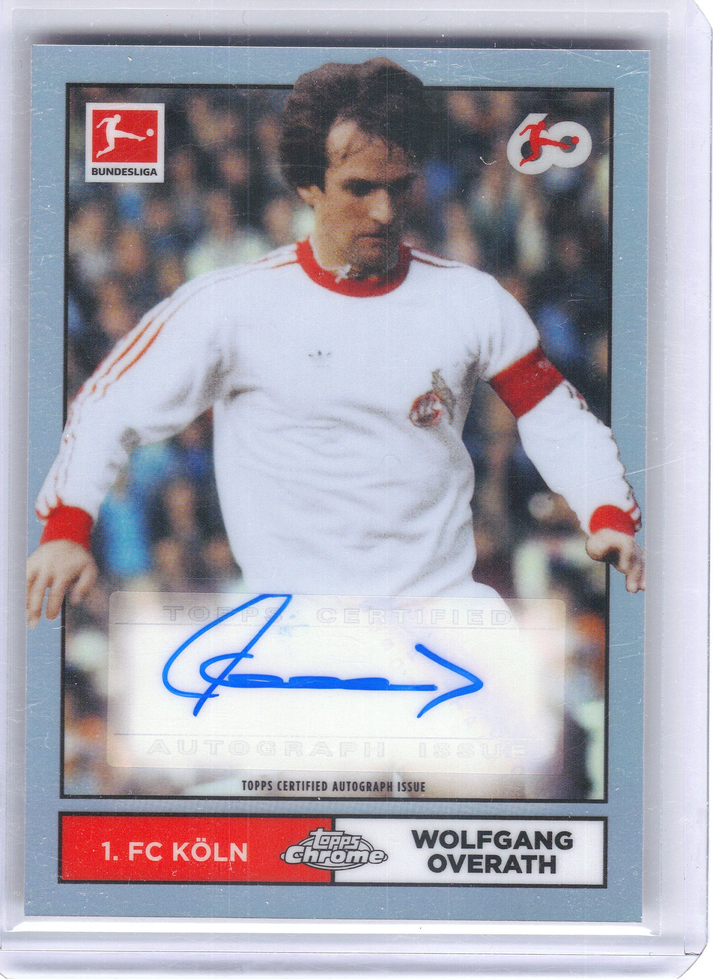 2023-24 Topps Chrome Bundesliga #LGUA-WO Wolfgang Overath Legendary Player Unicum Autograph 1. FC Koln Auto