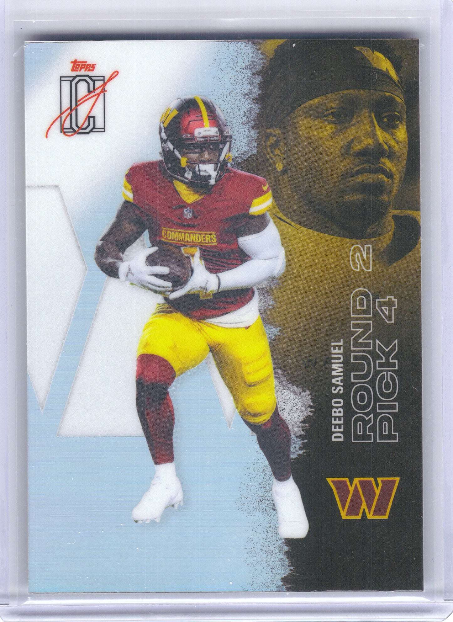 2025 Topps Signature Class #56 Deebo Samuel Chrome Washington Commanders