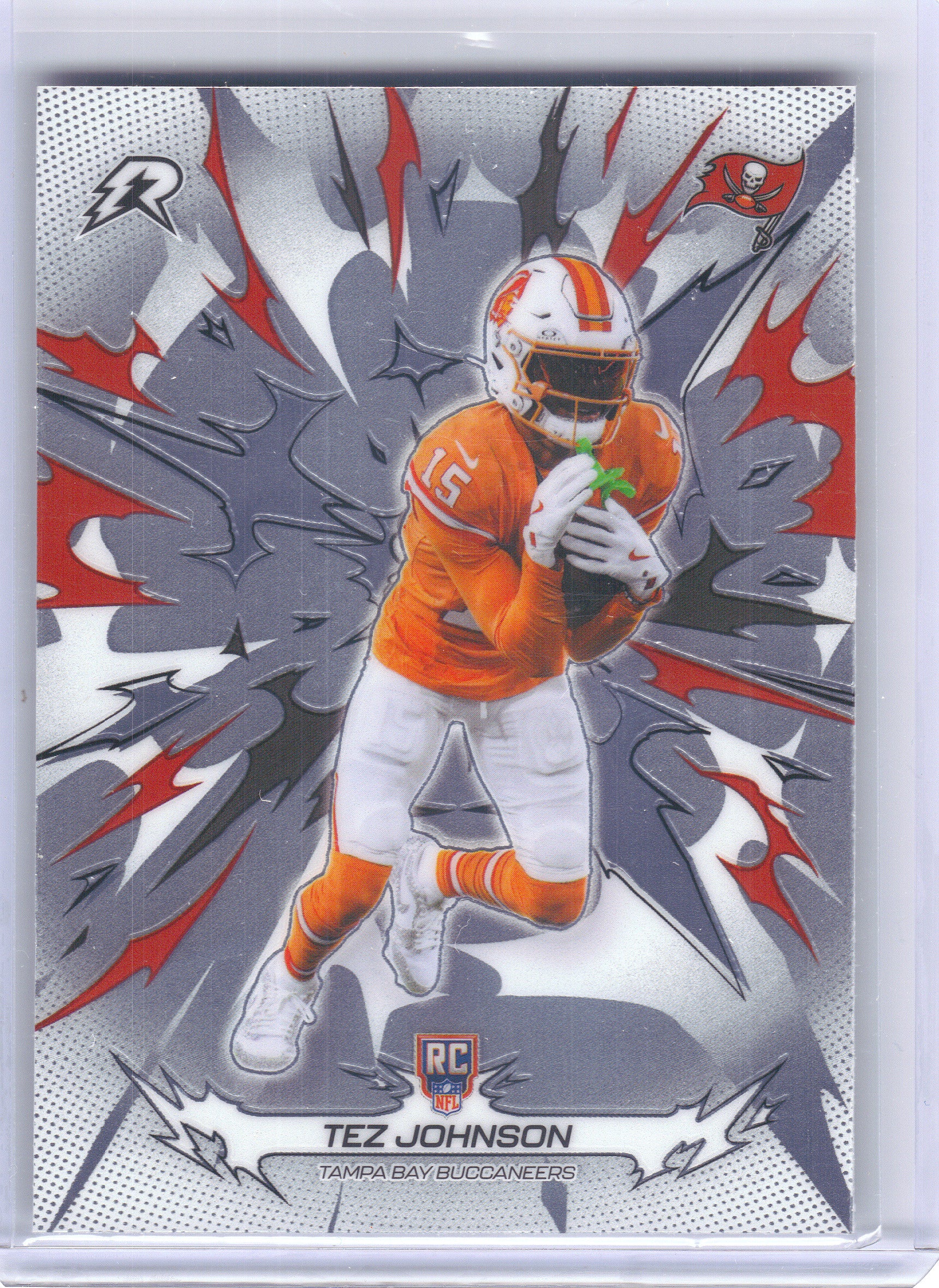 2025 Topps Resurgence #193 Tez Johnson Tampa Bay Buccaneers Rookie