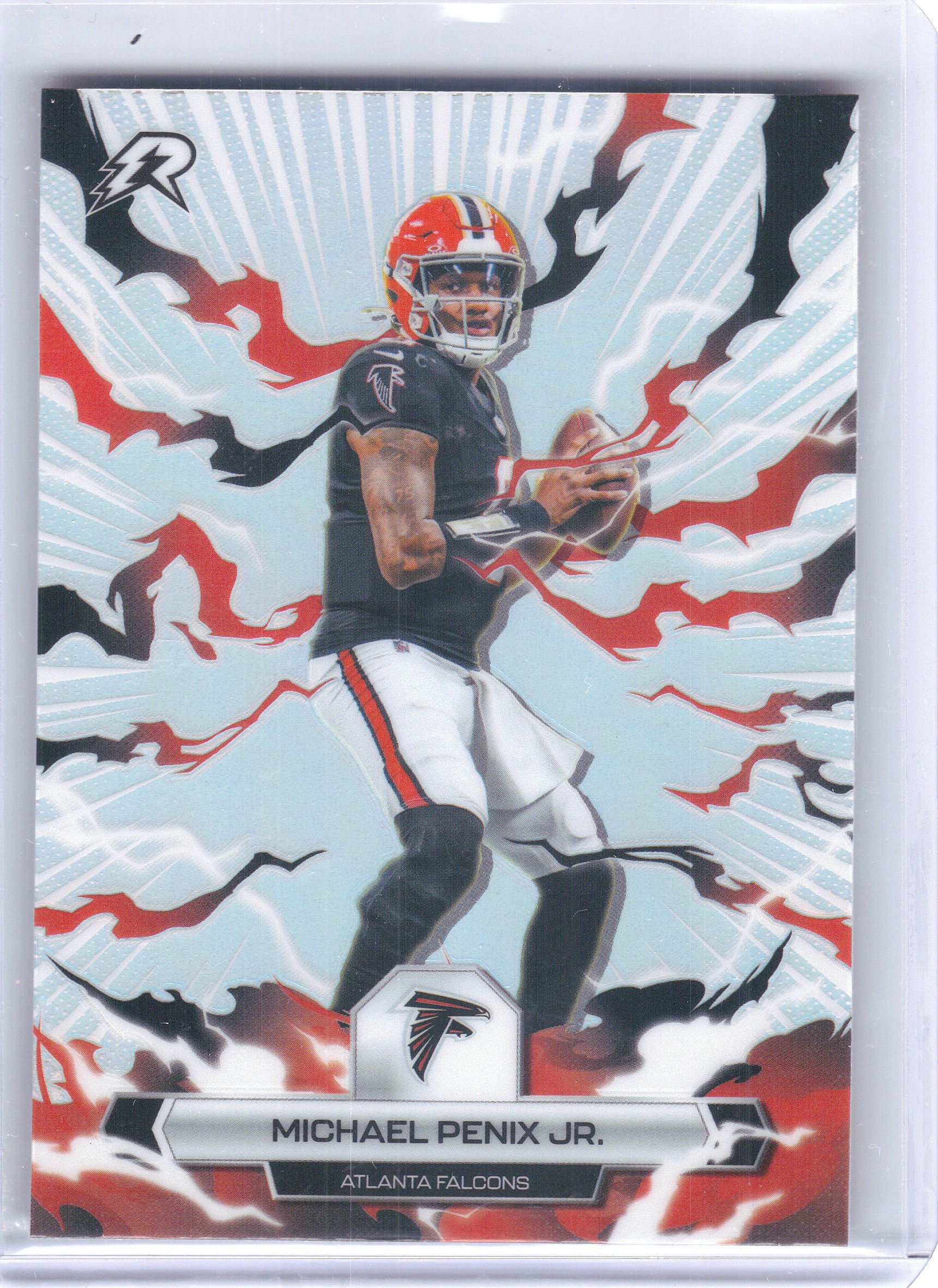 2025 Topps Resurgence #4 Michael Penix Jr. Refractor Atlanta Falcons