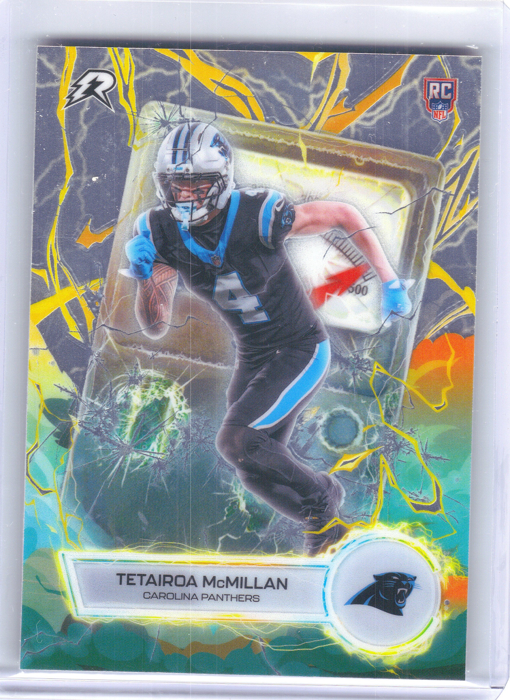 2025 Topps Resurgence #VT-12 Tetairoa McMillan Voltaic Carolina Panthers