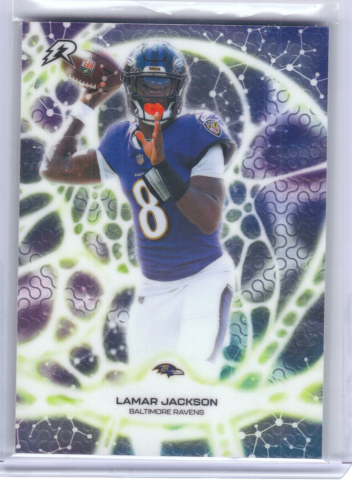 2025 Topps Resurgence #PT-25 Lamar Jackson Protonyx Baltimore Ravens