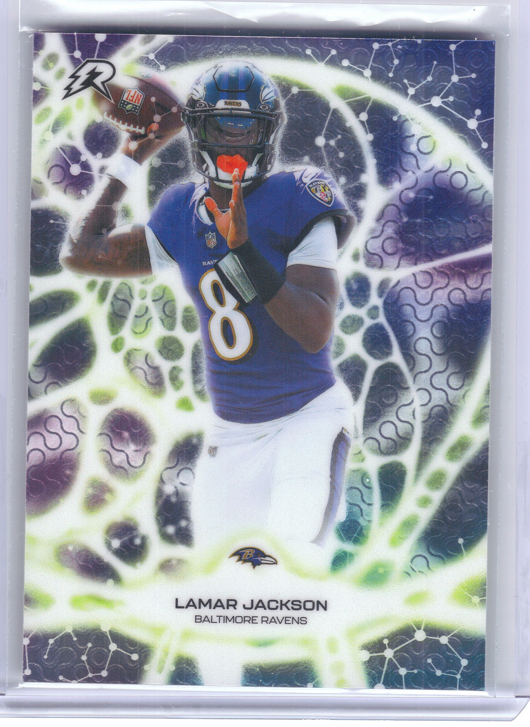 2025 Topps Resurgence #PT-25 Lamar Jackson Protonyx Baltimore Ravens