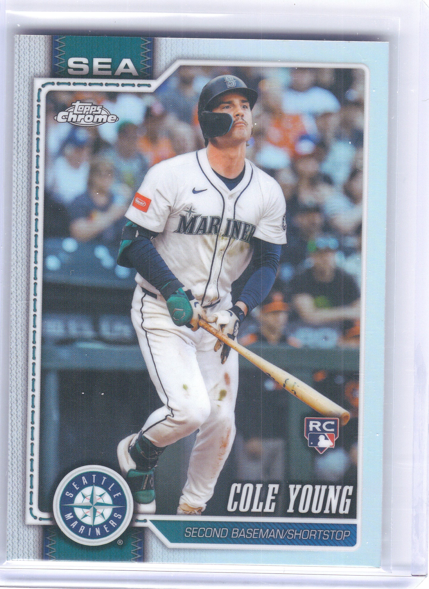 2026 Topps Chrome #23 Cole Young Refractors Seattle Mariners RC