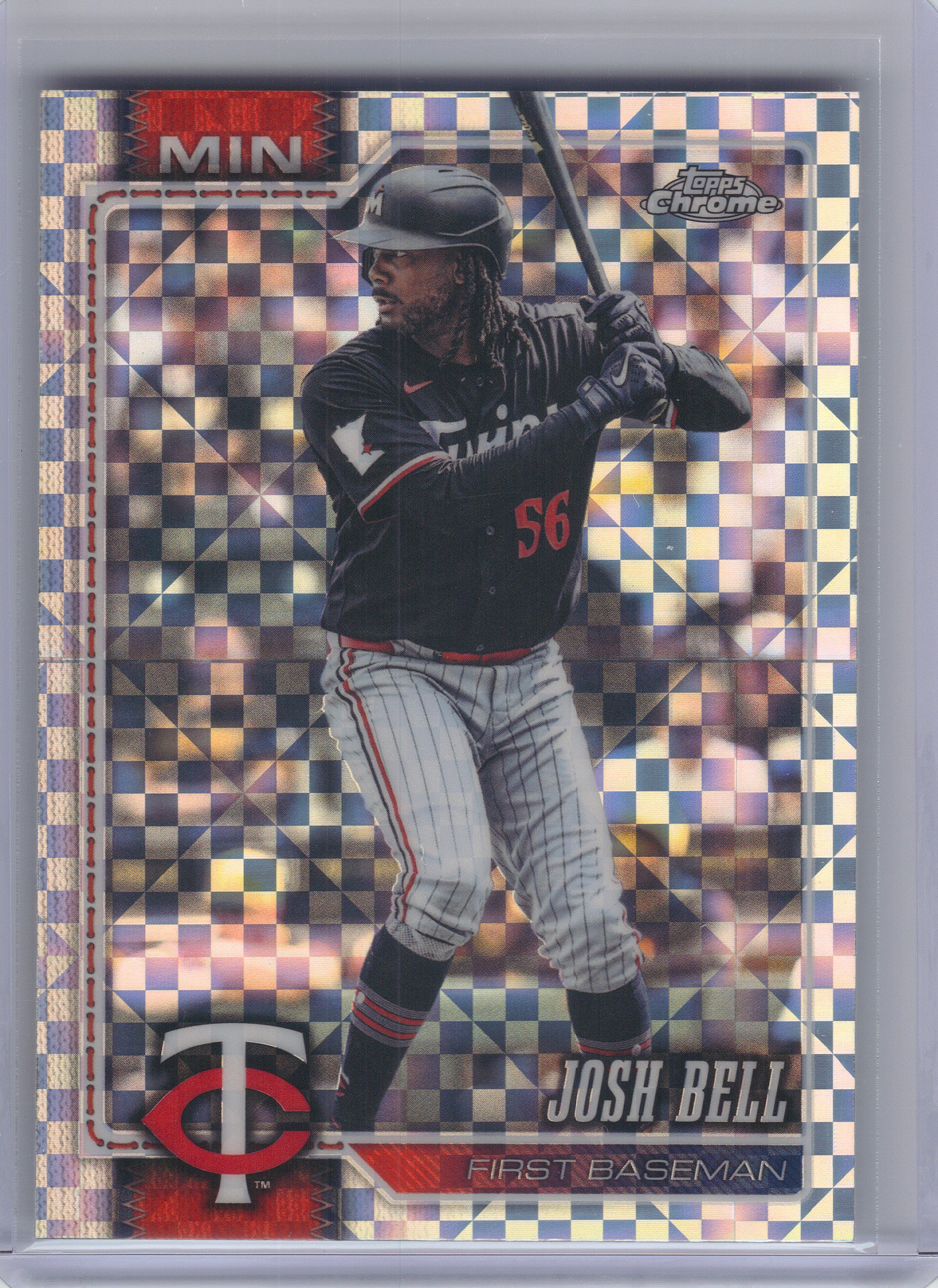 2026 Topps Chrome #24 Josh Bell X-Fractors Minnesota Twins
