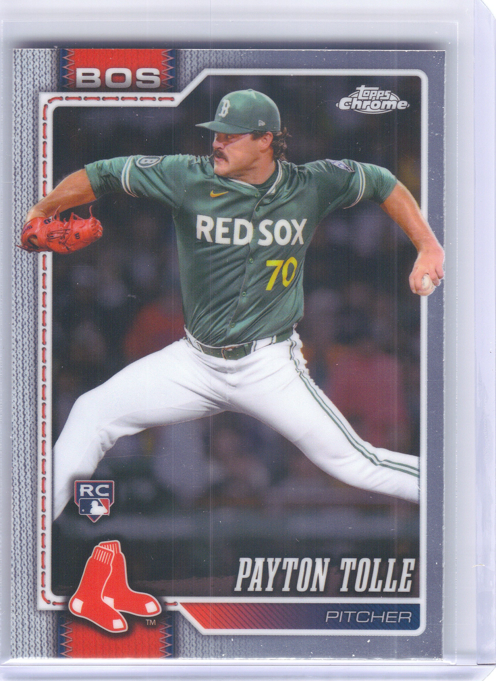 2026 Topps Chrome #177 Payton Tolle Boston Red Sox RC