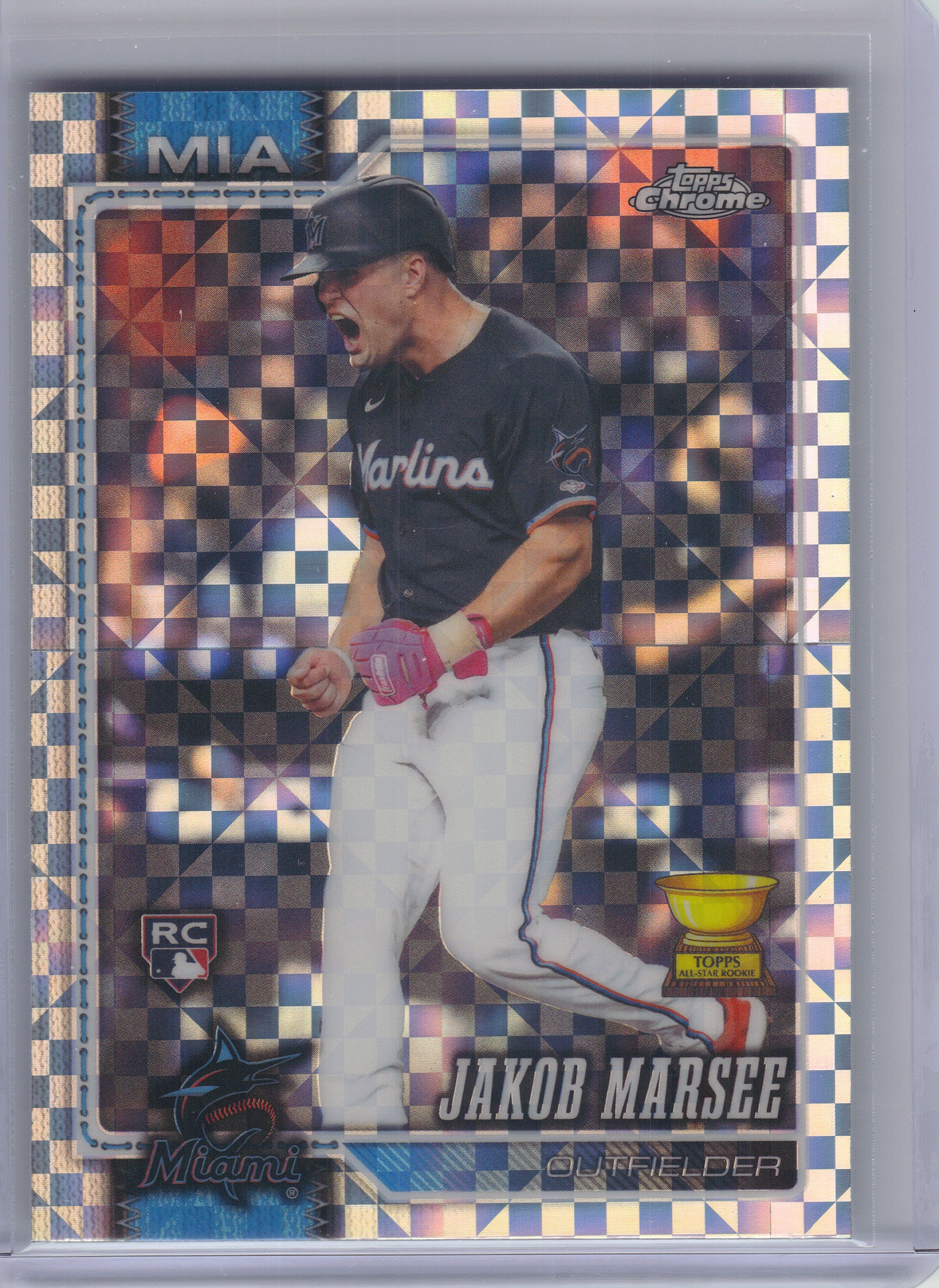 2026 Topps Chrome #261 Jakob Marsee X-Fractors Miami Marlins RC