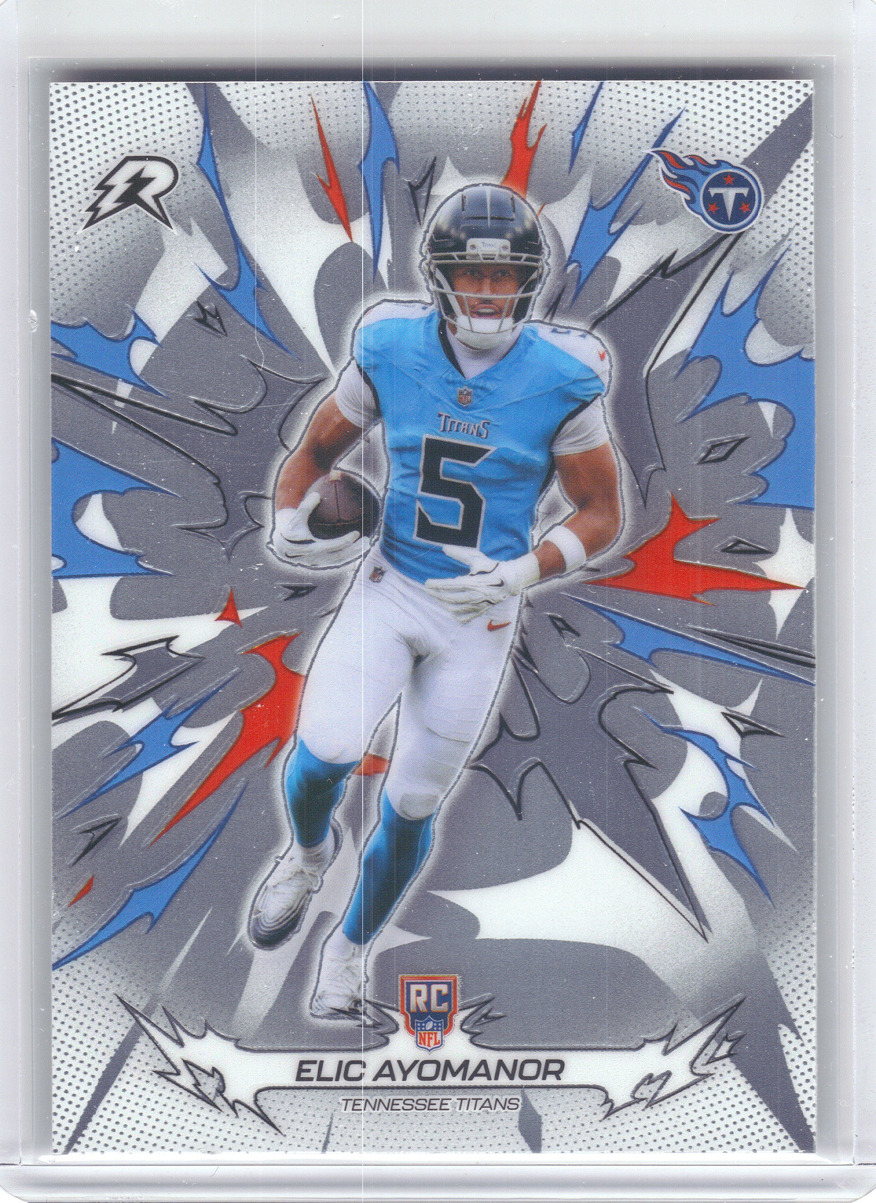 2025 Topps Resurgence #195 Elic Ayomanor Tennessee Titans RC
