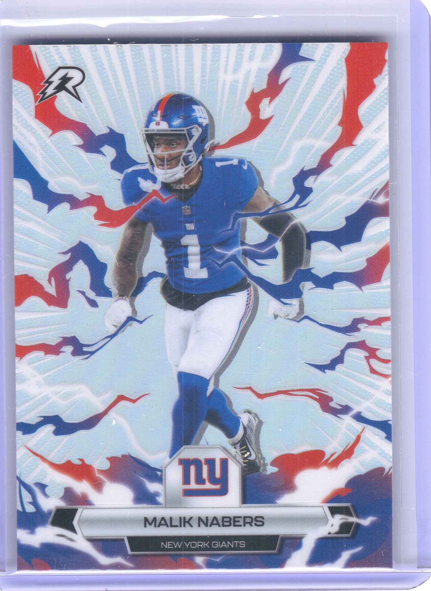 2025 Topps Resurgence #73 Malik Nabers Refractor New York Giants