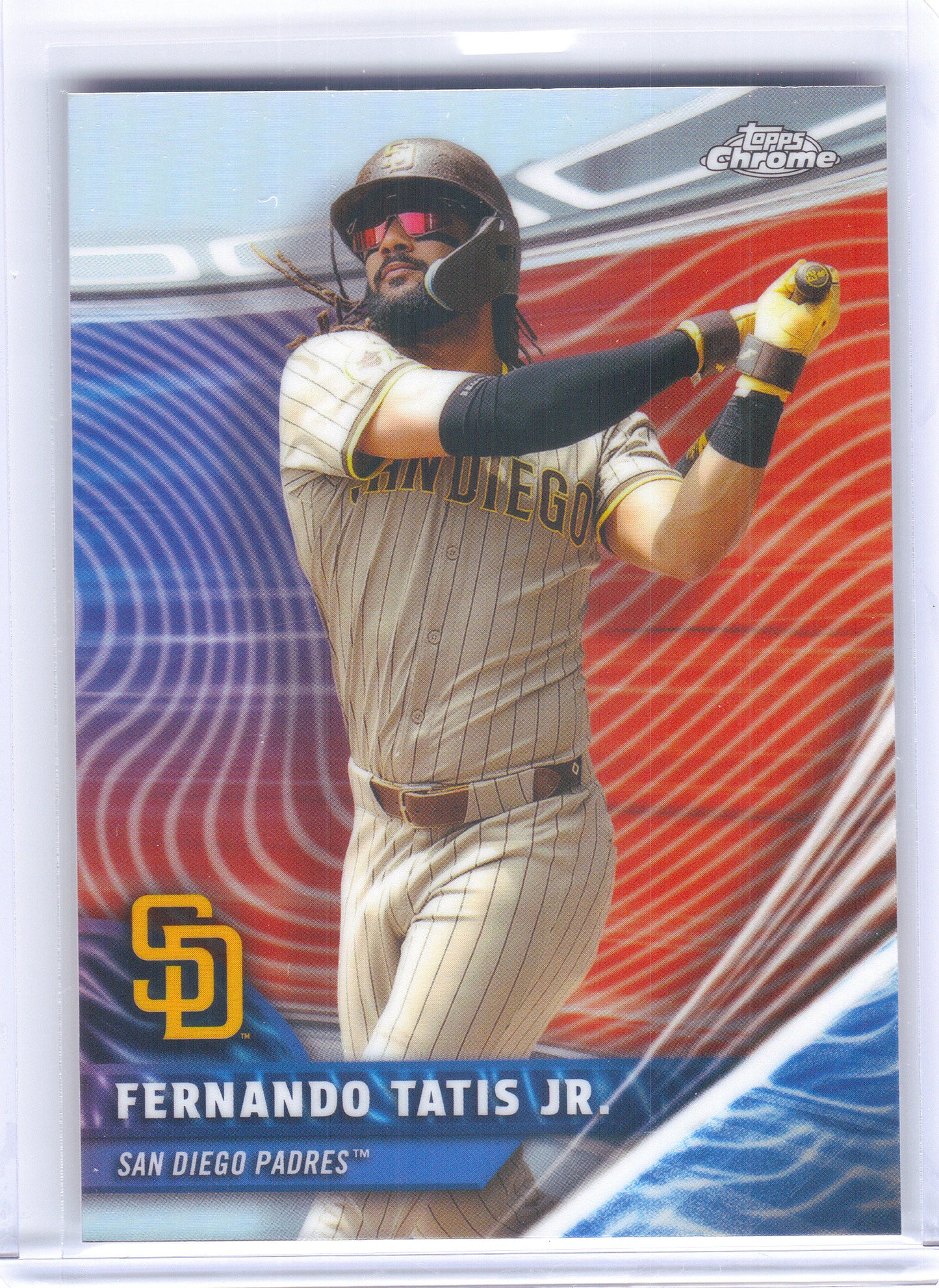 2026 Topps Chrome #RVA-25 Fernando Tatis Jr. Chrome Rivals Away San Diego Padres