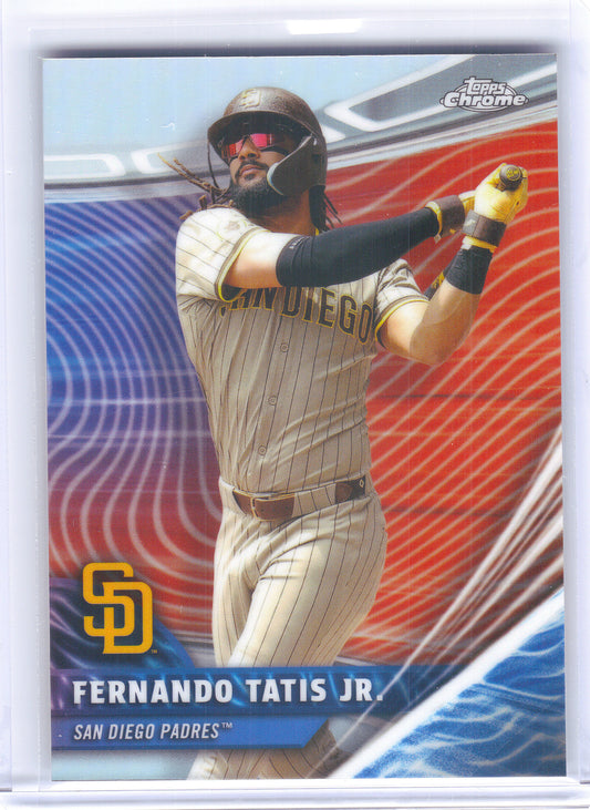 2026 Topps Chrome #RVA-25 Fernando Tatis Jr. Chrome Rivals Away San Diego Padres