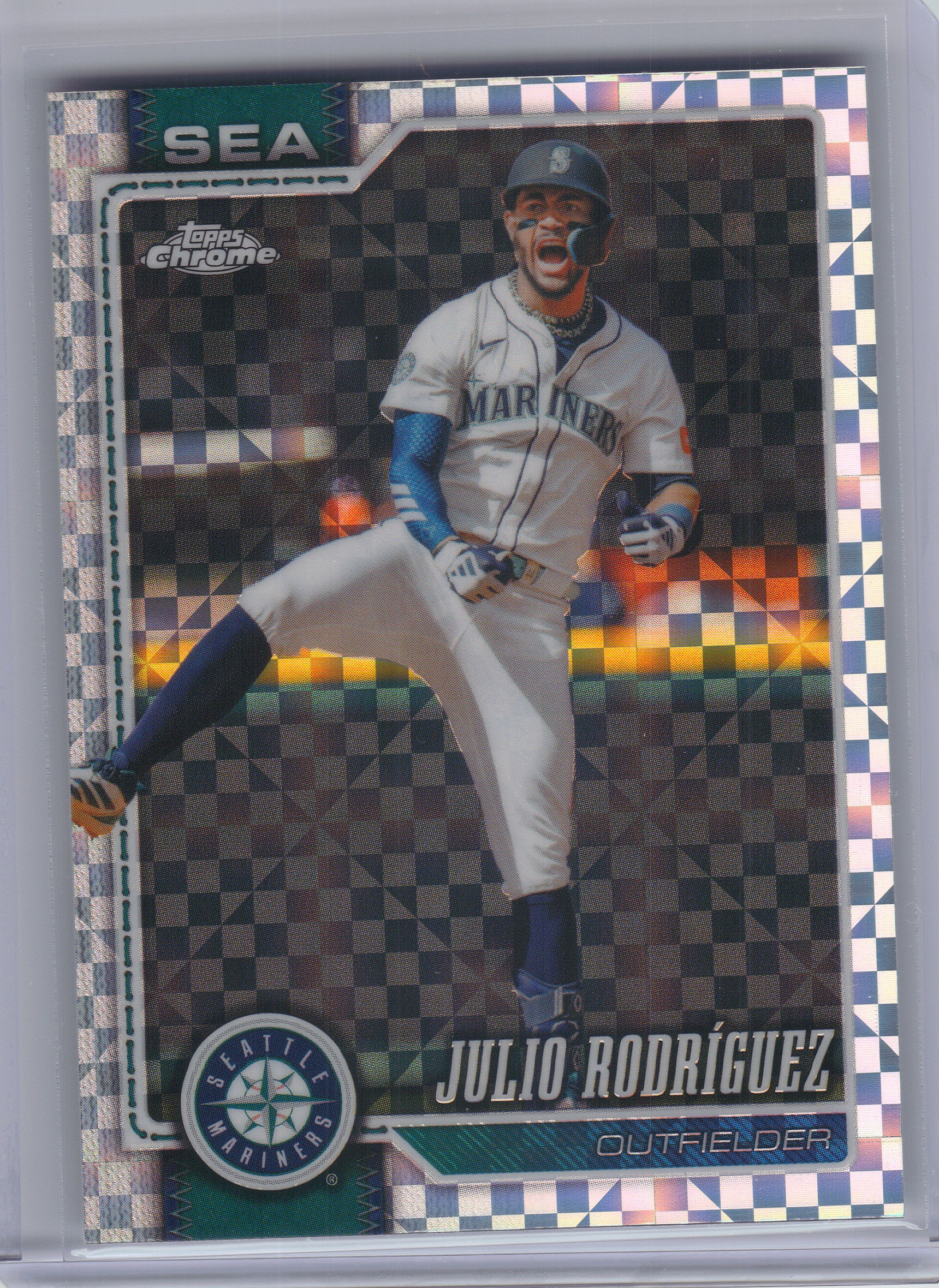 2026 Topps Chrome #149 Julio Rodríguez X-Fractors Seattle Mariners
