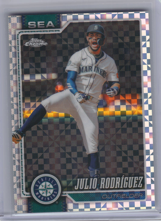 2026 Topps Chrome #149 Julio Rodríguez X-Fractors Seattle Mariners