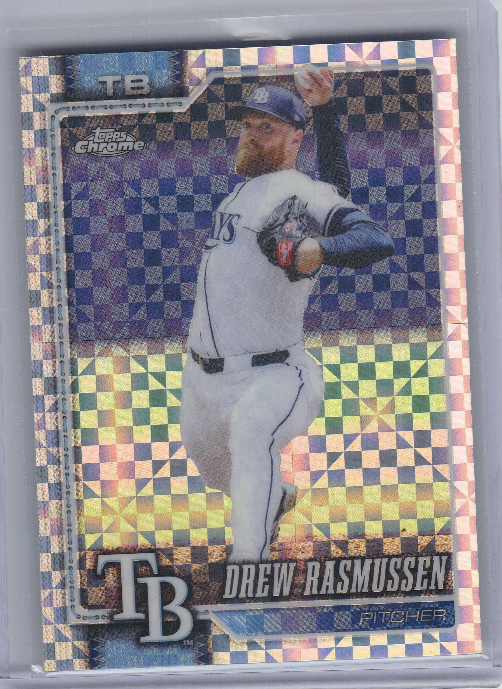 2026 Topps Chrome #57 Drew Rasmussen X-Fractors Tampa Bay Rays
