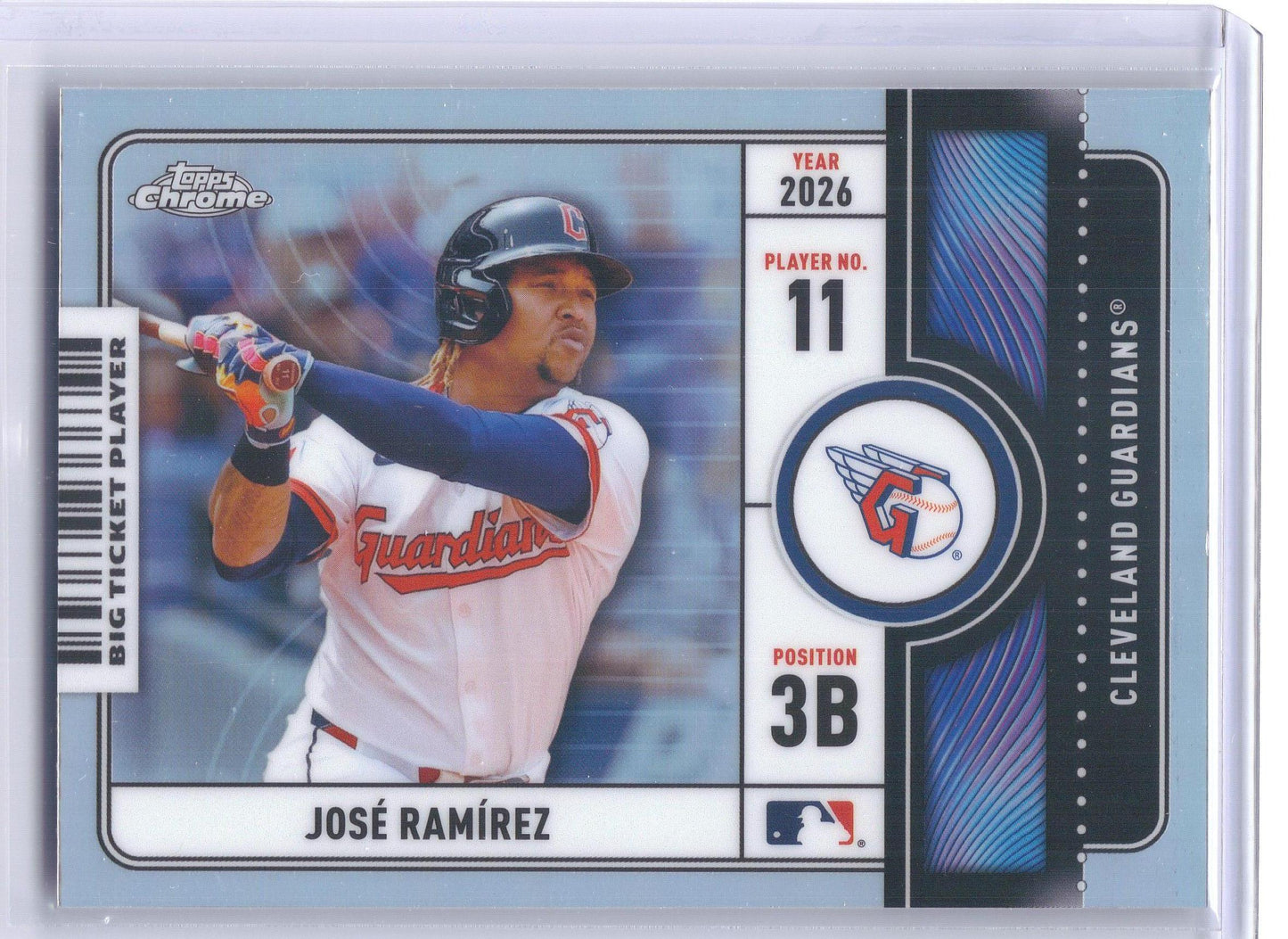2026 Topps Chrome #BTP-9 José Ramírez Big Ticket Players Cleveland Guardians