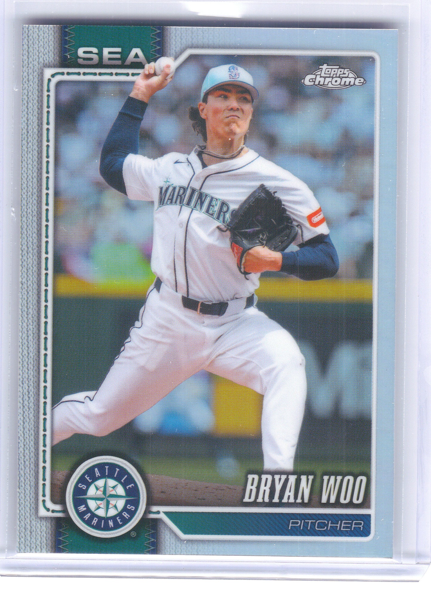 2026 Topps Chrome #31 Bryan Woo Refractors Seattle Mariners