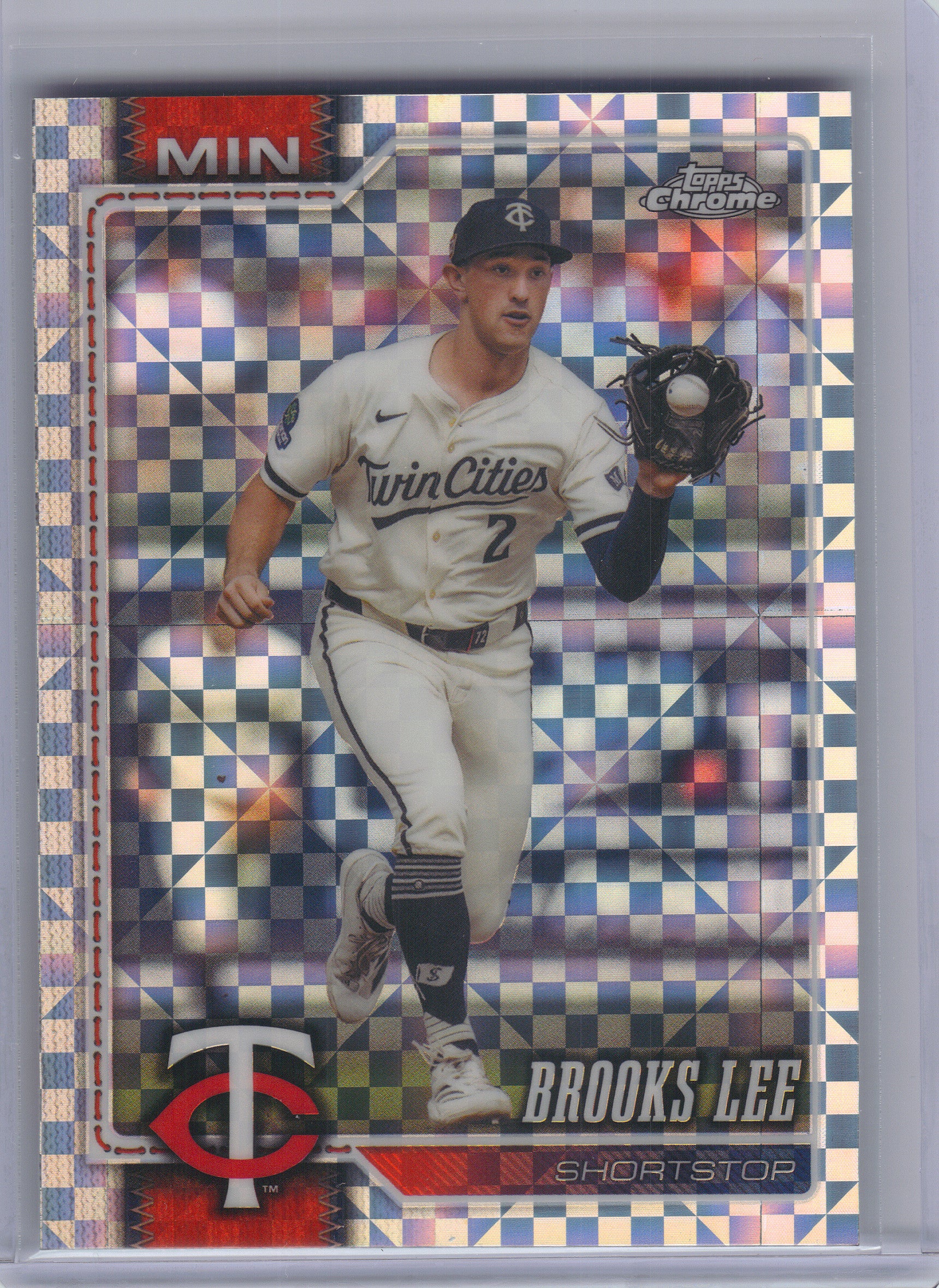 2026 Topps Chrome #179 Brooks Lee X-Fractors Minnesota Twins