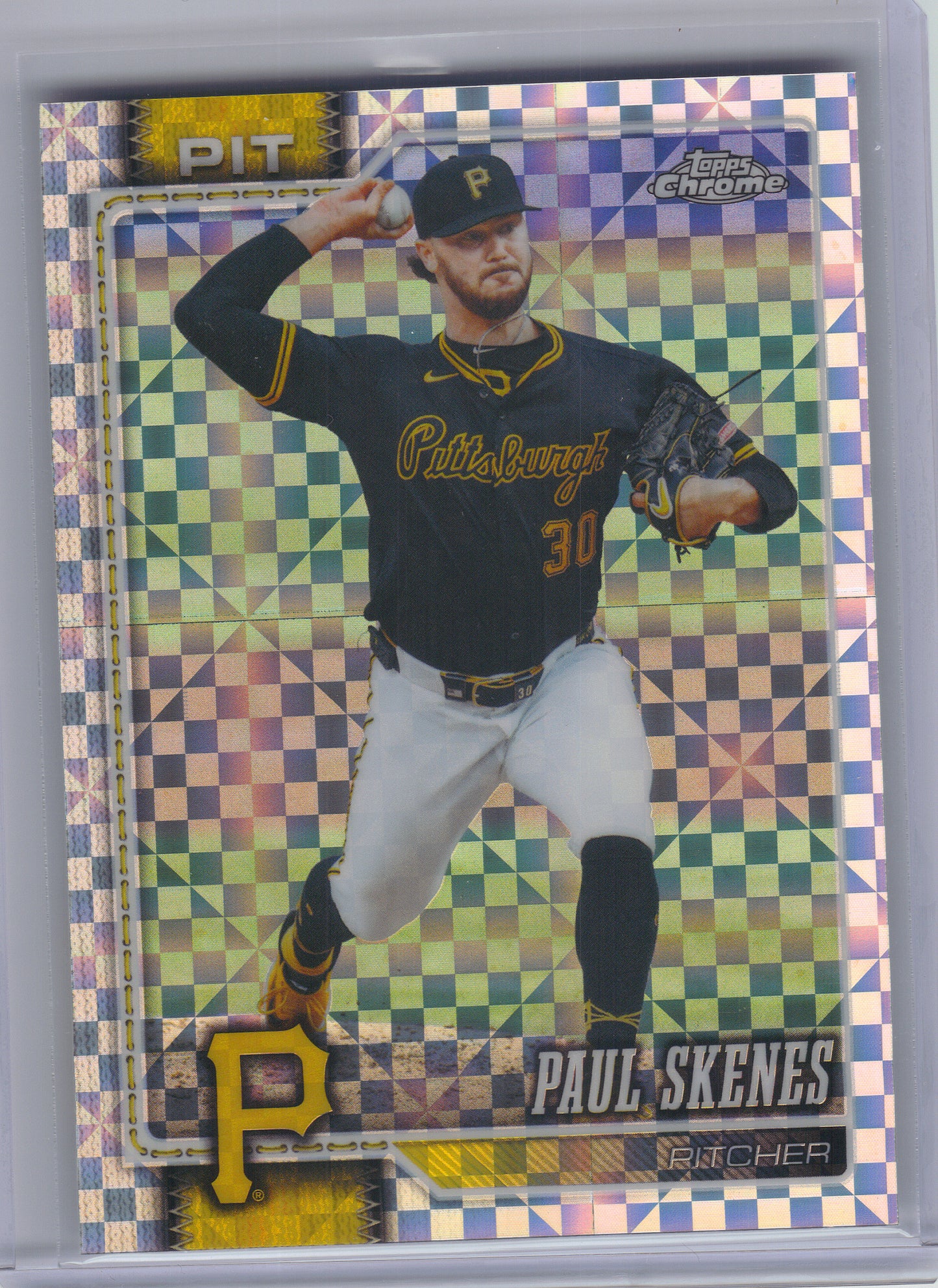 2026 Topps Chrome #150 Paul Skenes X-Fractors Pittsburgh Pirates