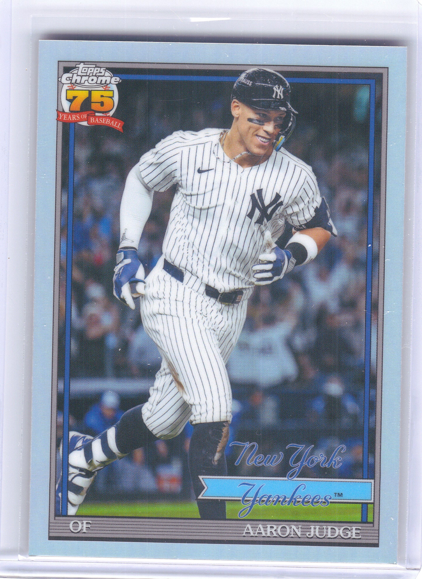 2026 Topps Chrome #91CB-2 Aaron Judge 1991 Topps Baseball 35th Anniversary New York Yankees