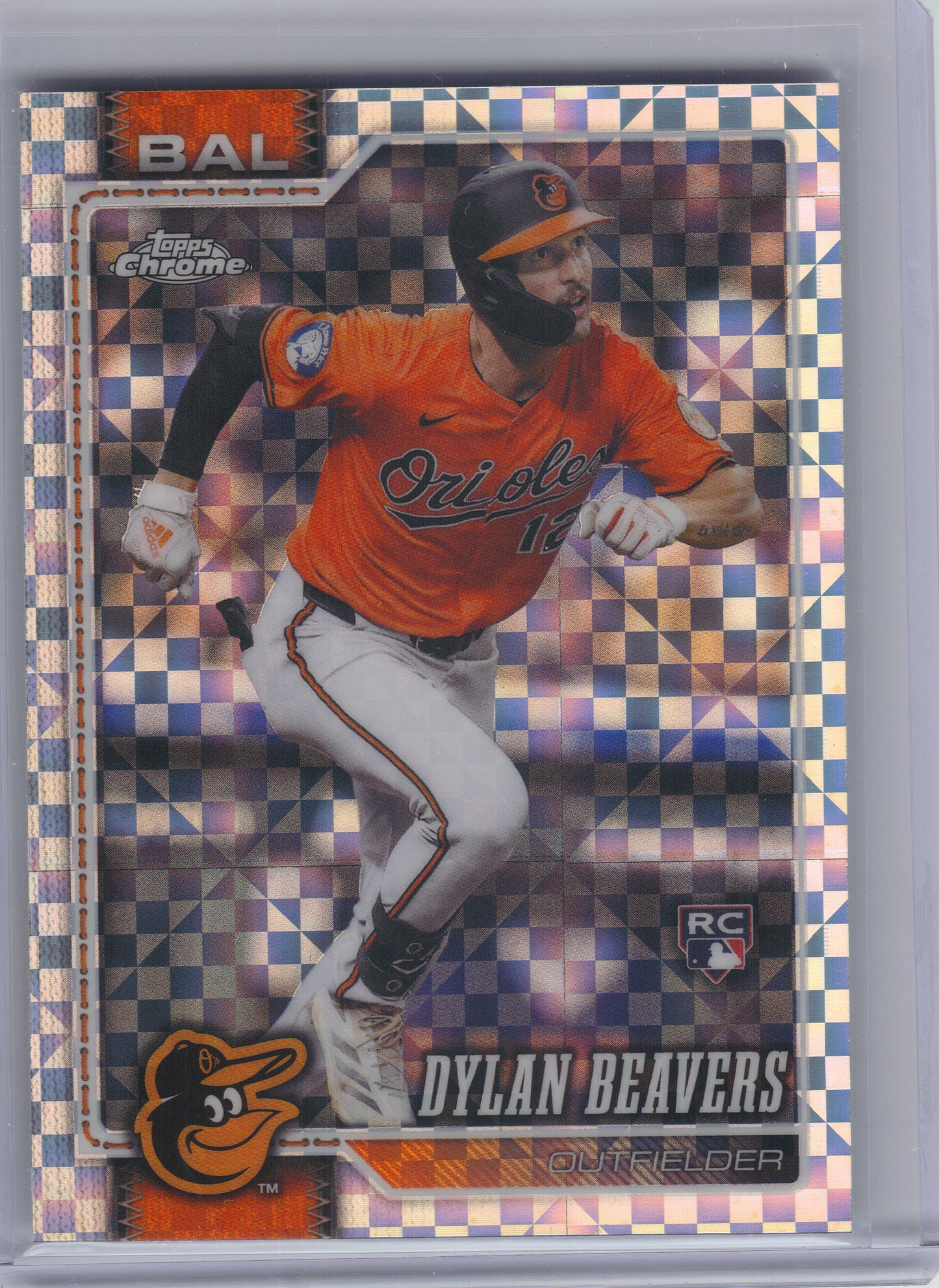2026 Topps Chrome #218 Dylan Beavers X-Fractors Baltimore Orioles RC
