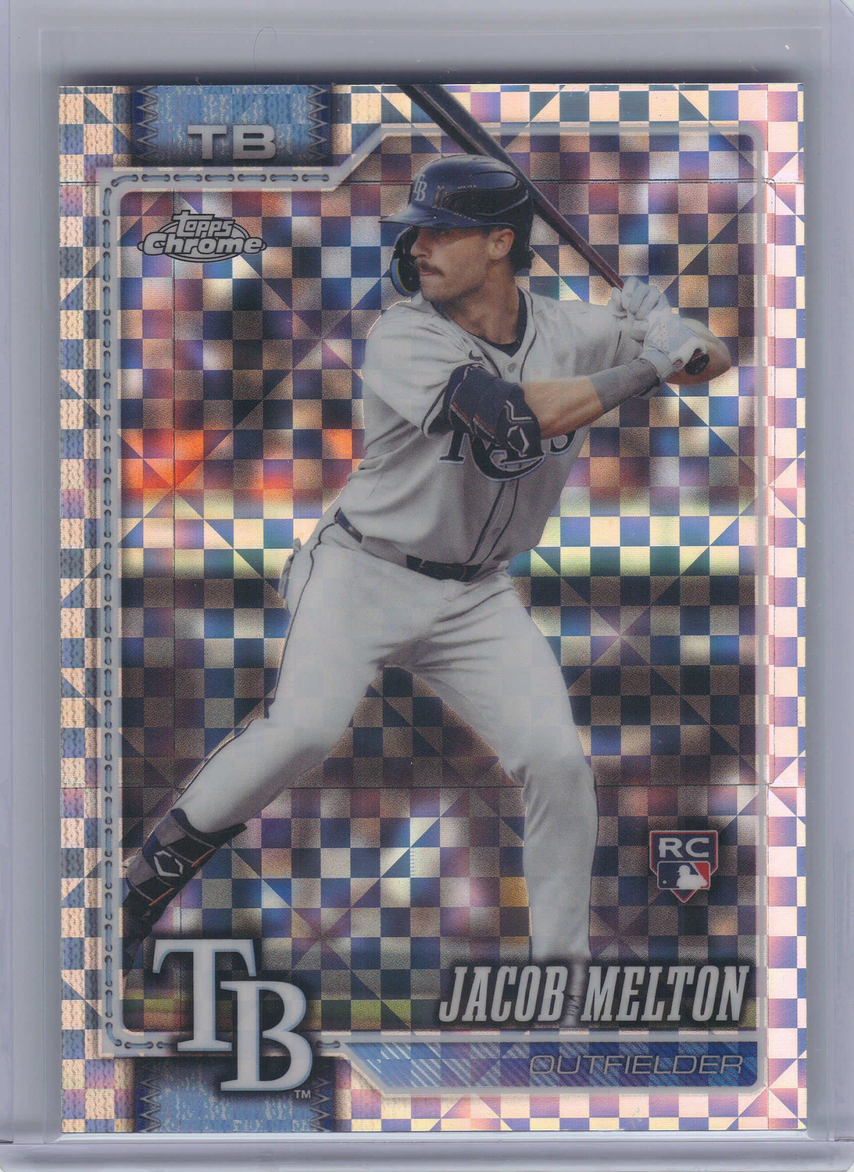 2026 Topps Chrome #245 Jacob Melton X-Fractors Tampa Bay Rays RC
