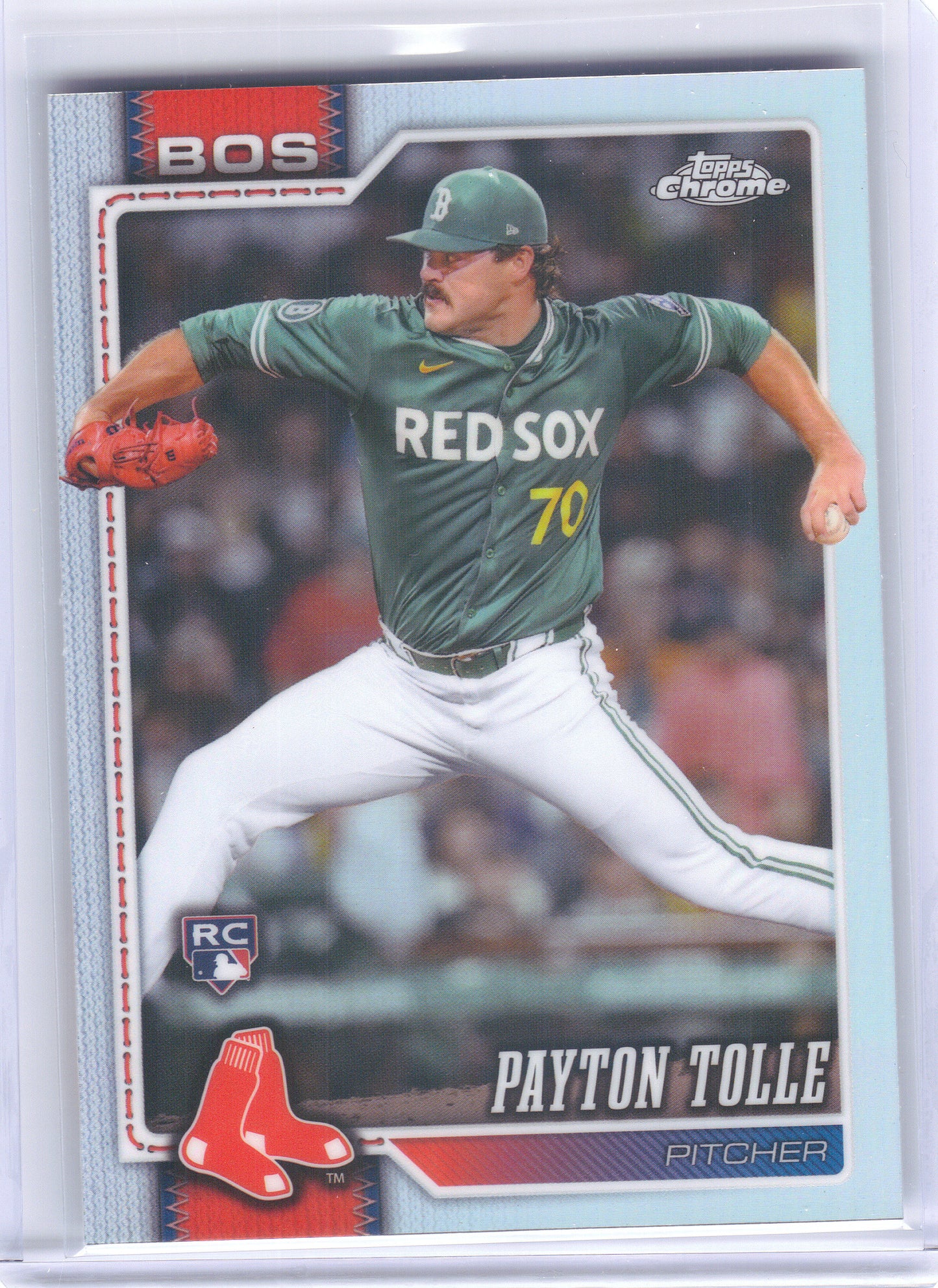 2026 Topps Chrome #177 Payton Tolle Refractors Boston Red Sox RC