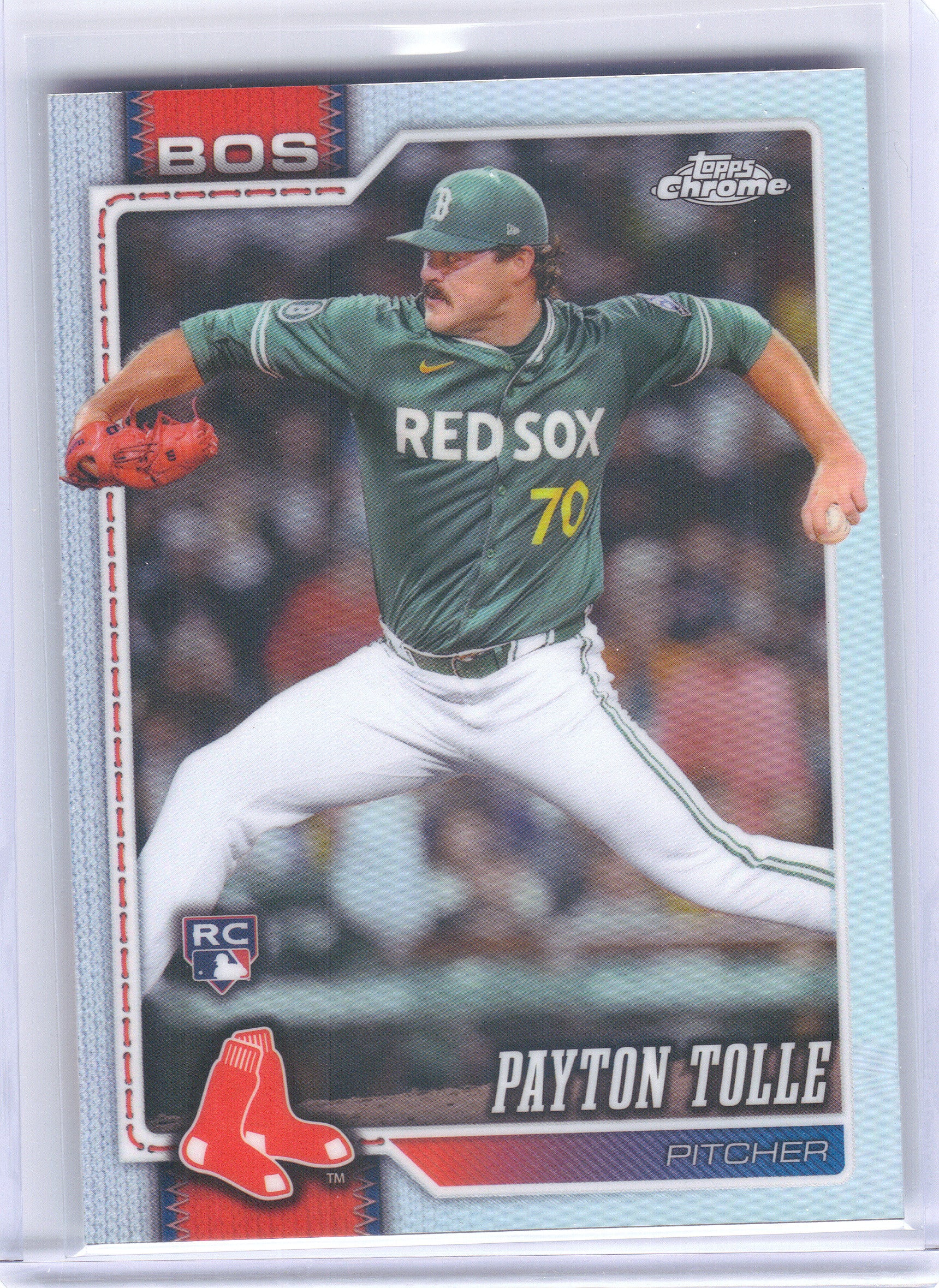 2026 Topps Chrome #177 Payton Tolle Refractors Boston Red Sox RC
