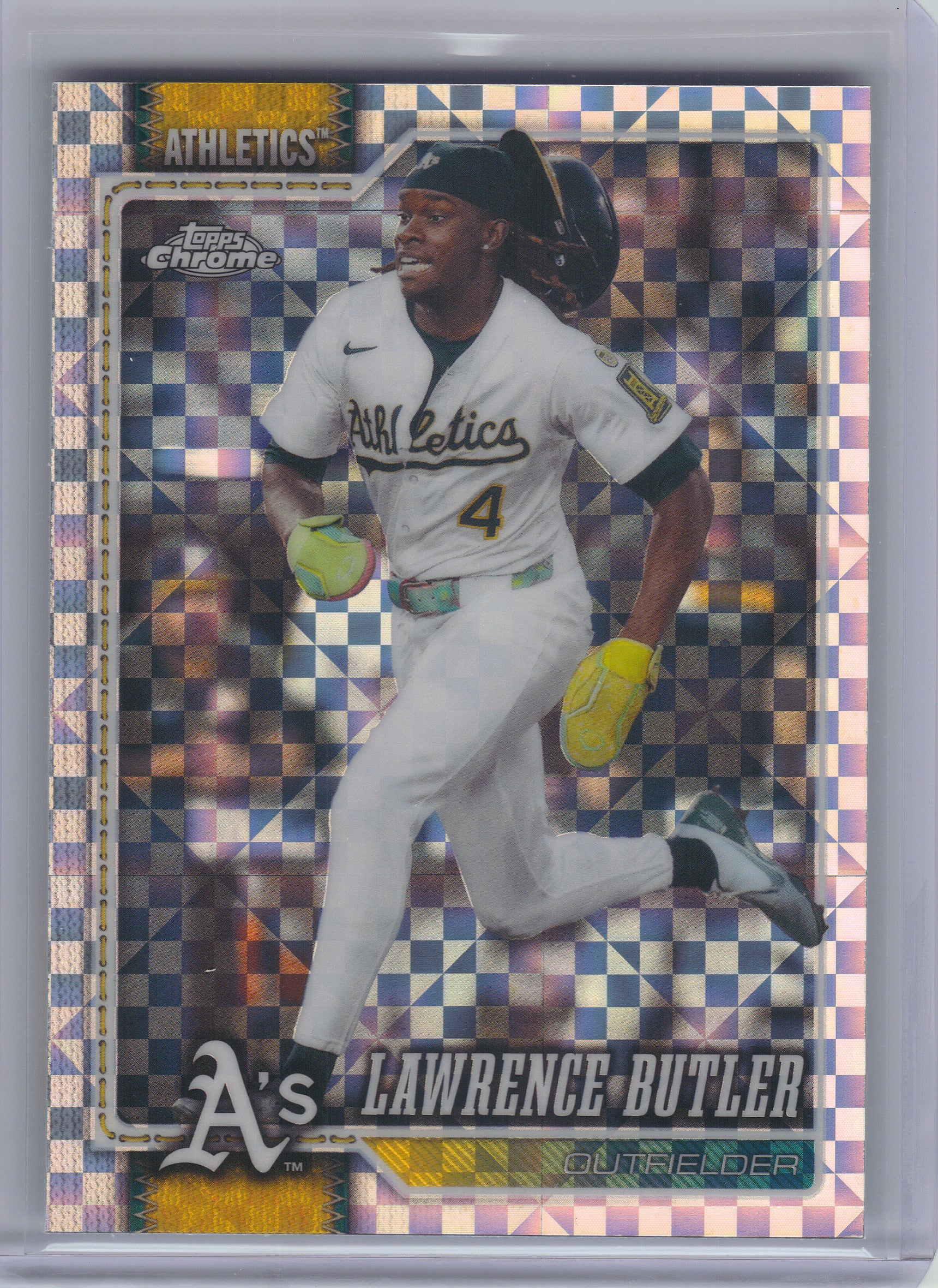 2026 Topps Chrome #223 Lawrence Butler X-Fractors Athletics