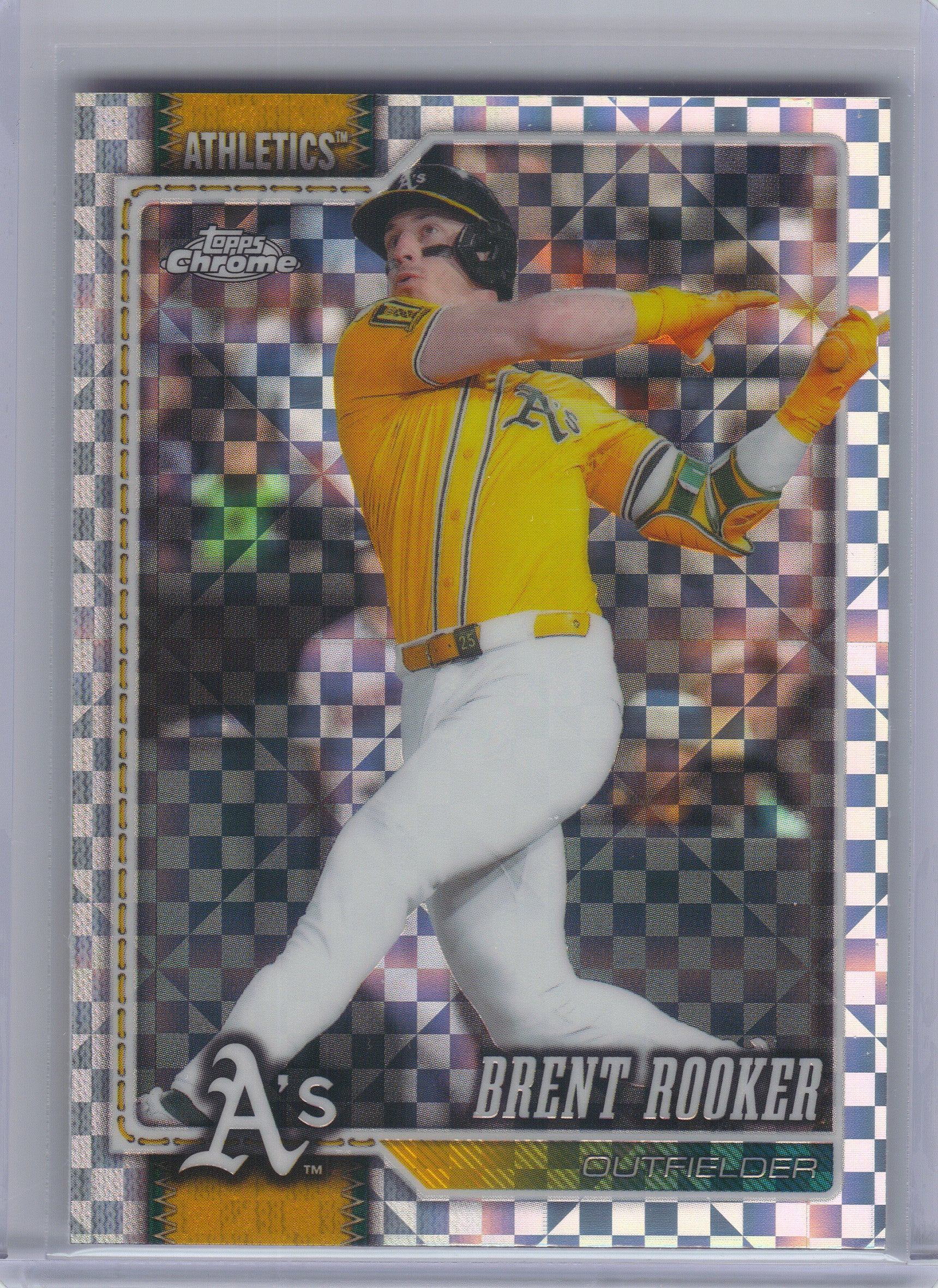 2026 Topps Chrome #186 Brent Rooker X-Fractors Athletics