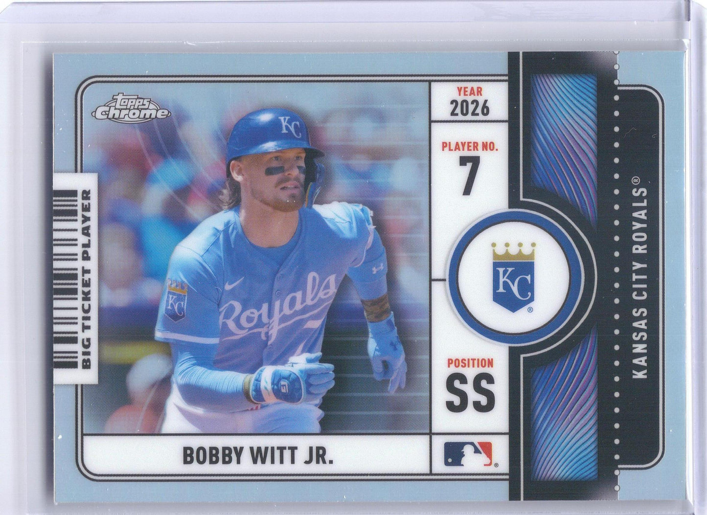 2026 Topps Chrome #BTP-16 Bobby Witt Jr. Big Ticket Players Kansas City Royals