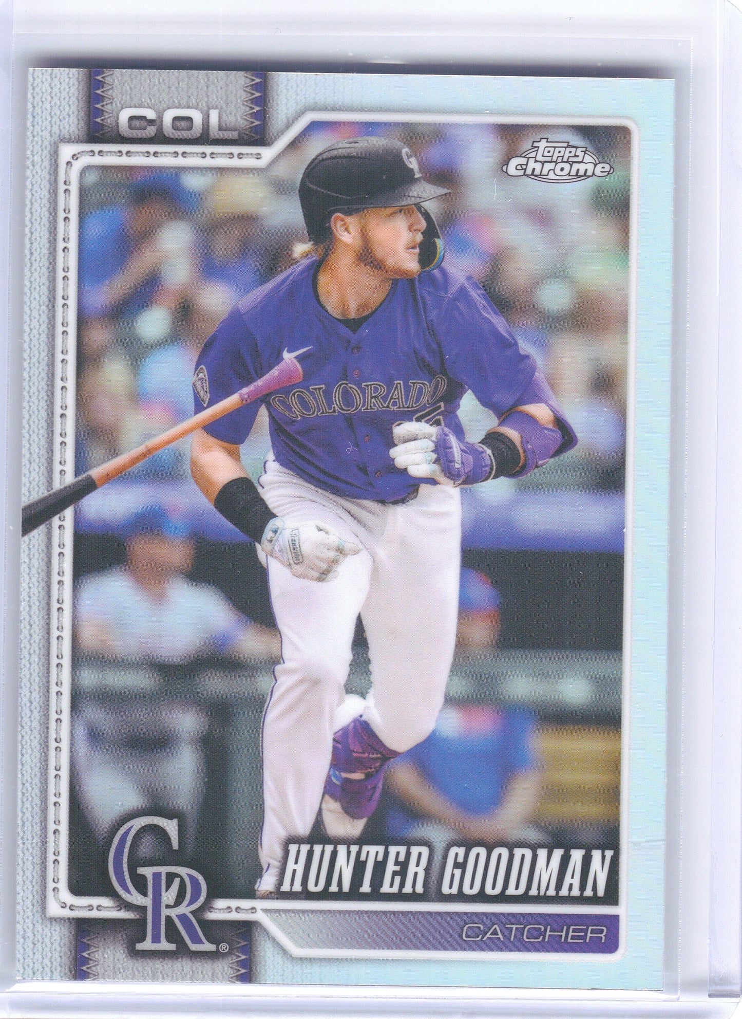 2026 Topps Chrome #207 Hunter Goodman Refractors Colorado Rockies