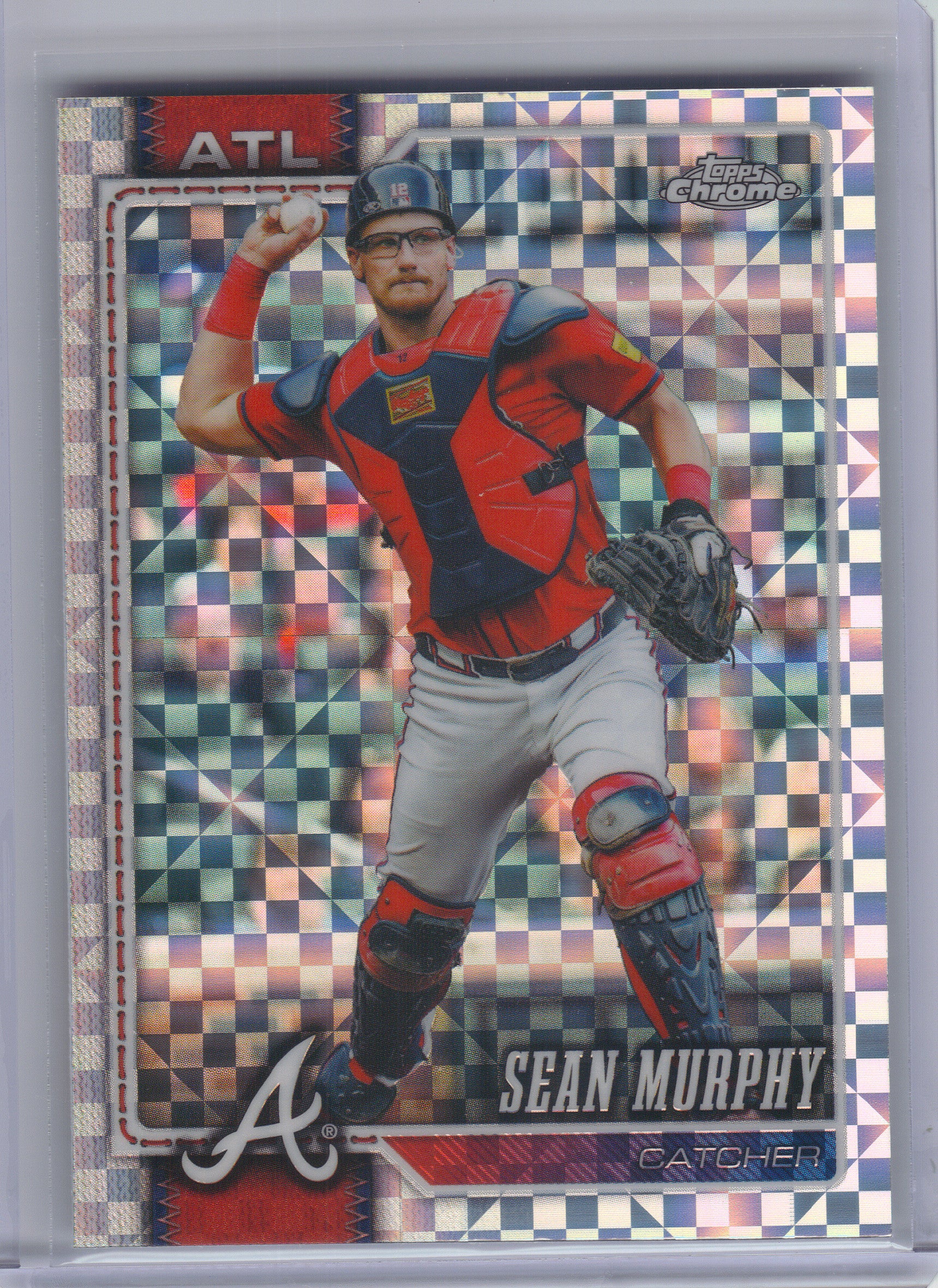 2026 Topps Chrome #212 Sean Murphy X-Fractors Atlanta Braves