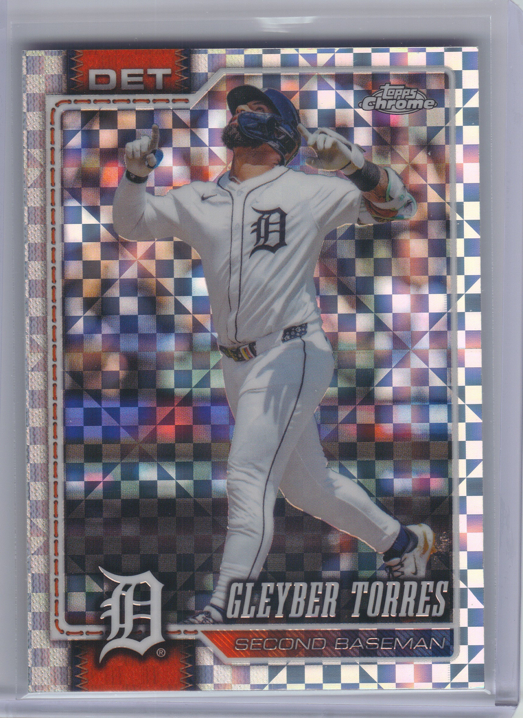 2026 Topps Chrome #35 Gleyber Torres X-Fractors Detroit Tigers