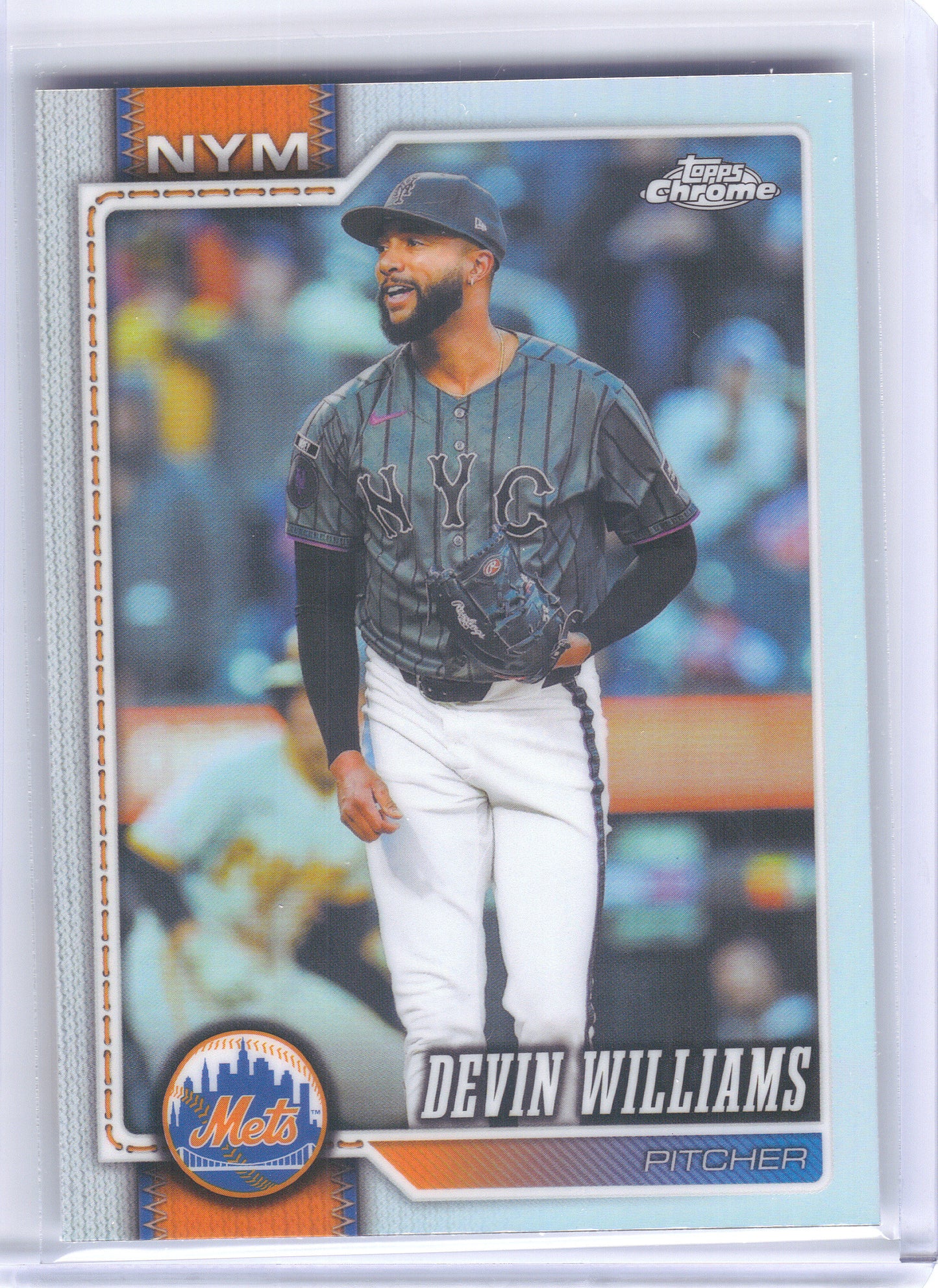 2026 Topps Chrome #194 Devin Williams Refractors New York Mets