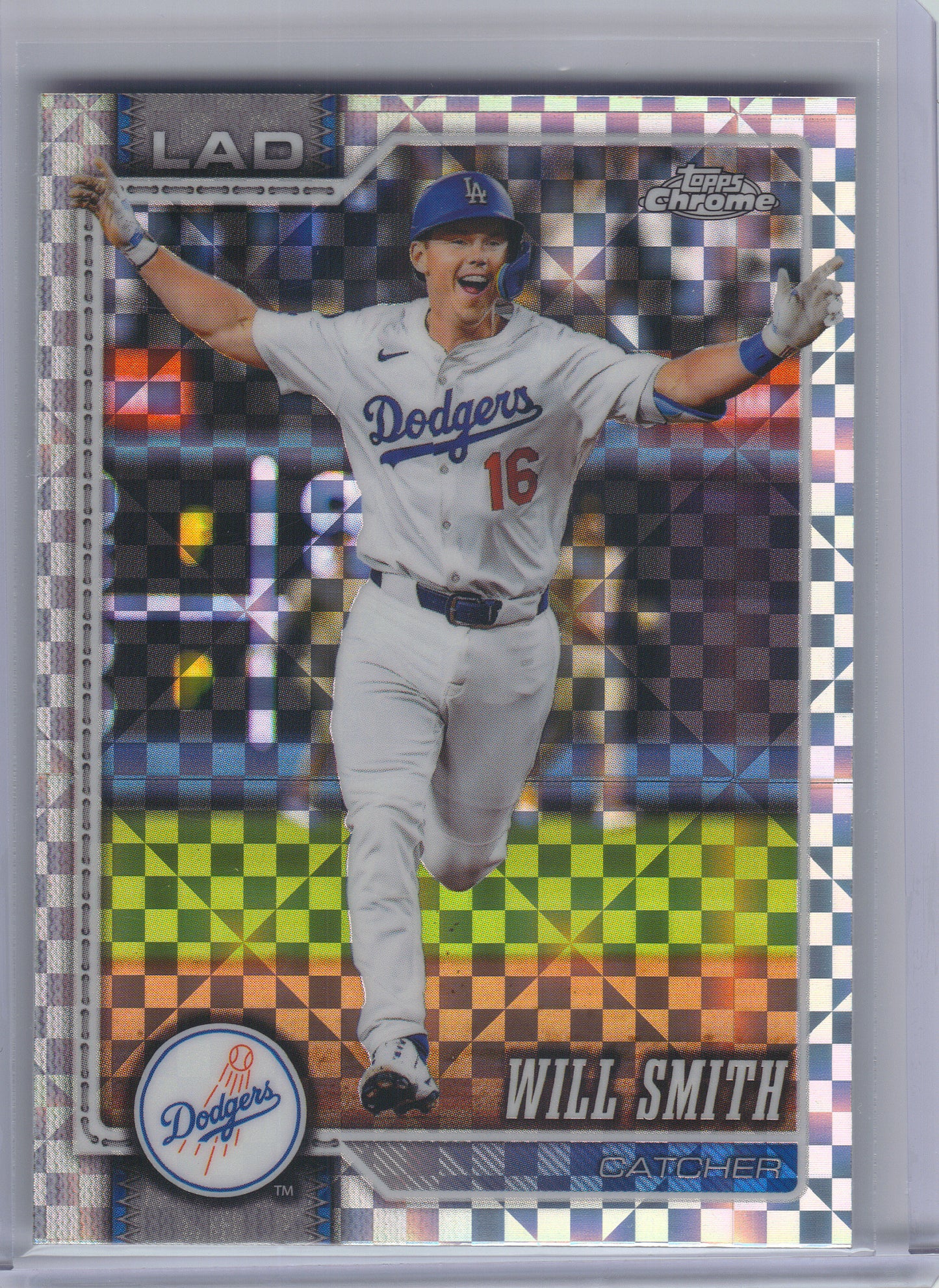 2026 Topps Chrome #240 Will Smith X-Fractors Los Angeles Dodgers