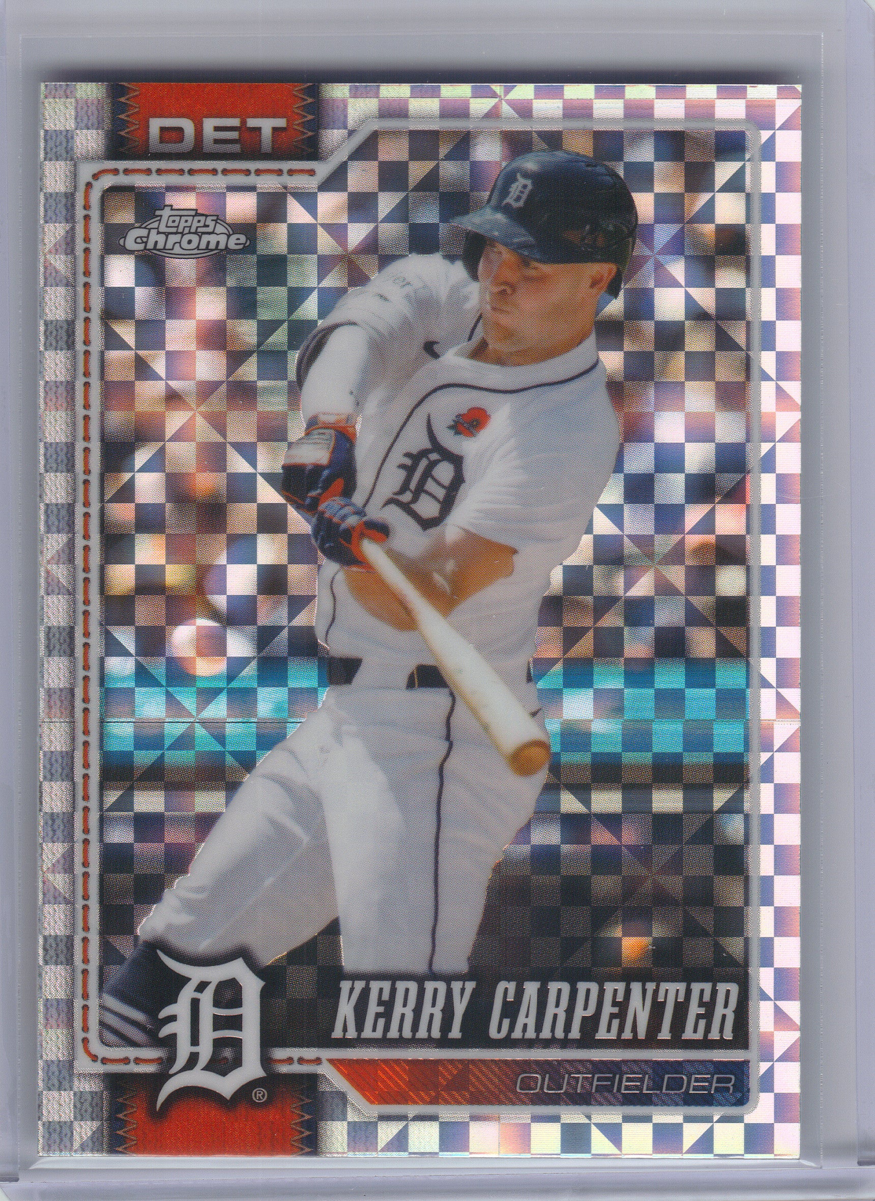 2026 Topps Chrome #230 Kerry Carpenter X-Fractors Detroit Tigers