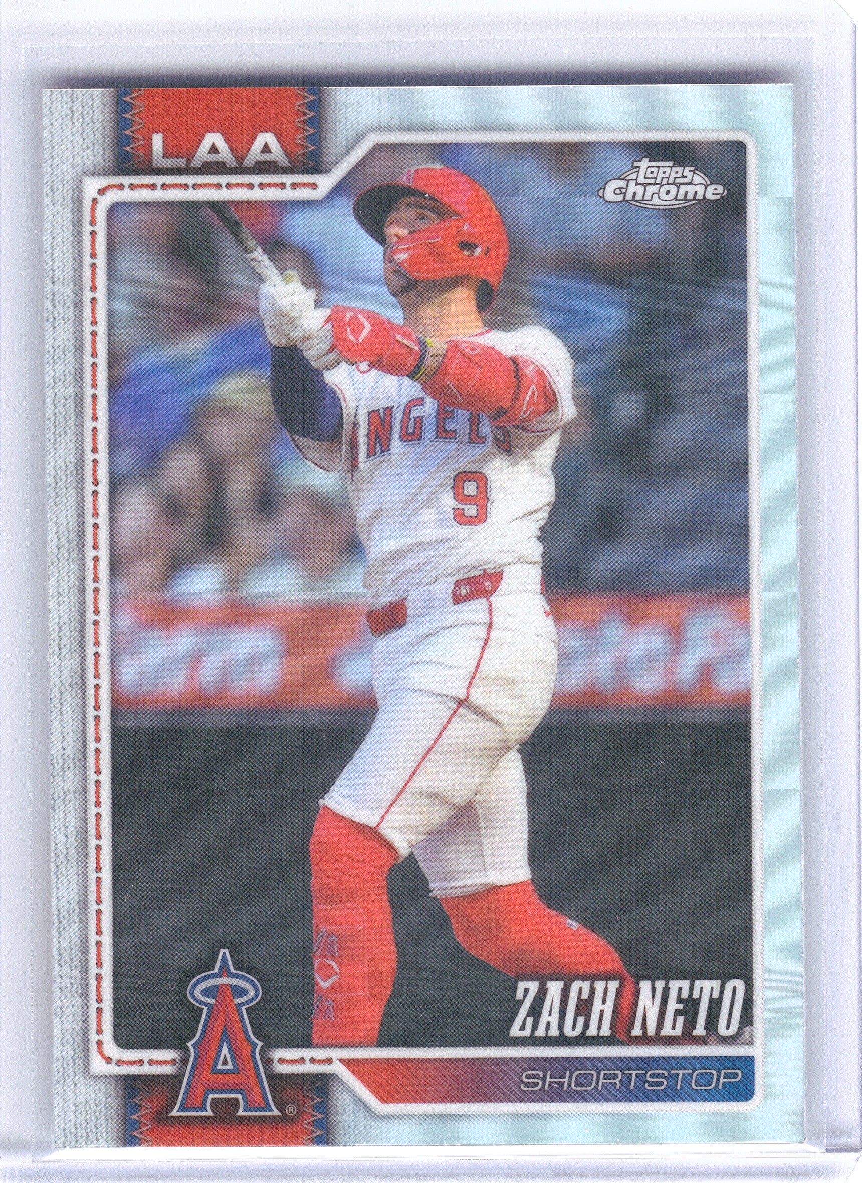 2026 Topps Chrome #77 Zach Neto Refractors Los Angeles Angels