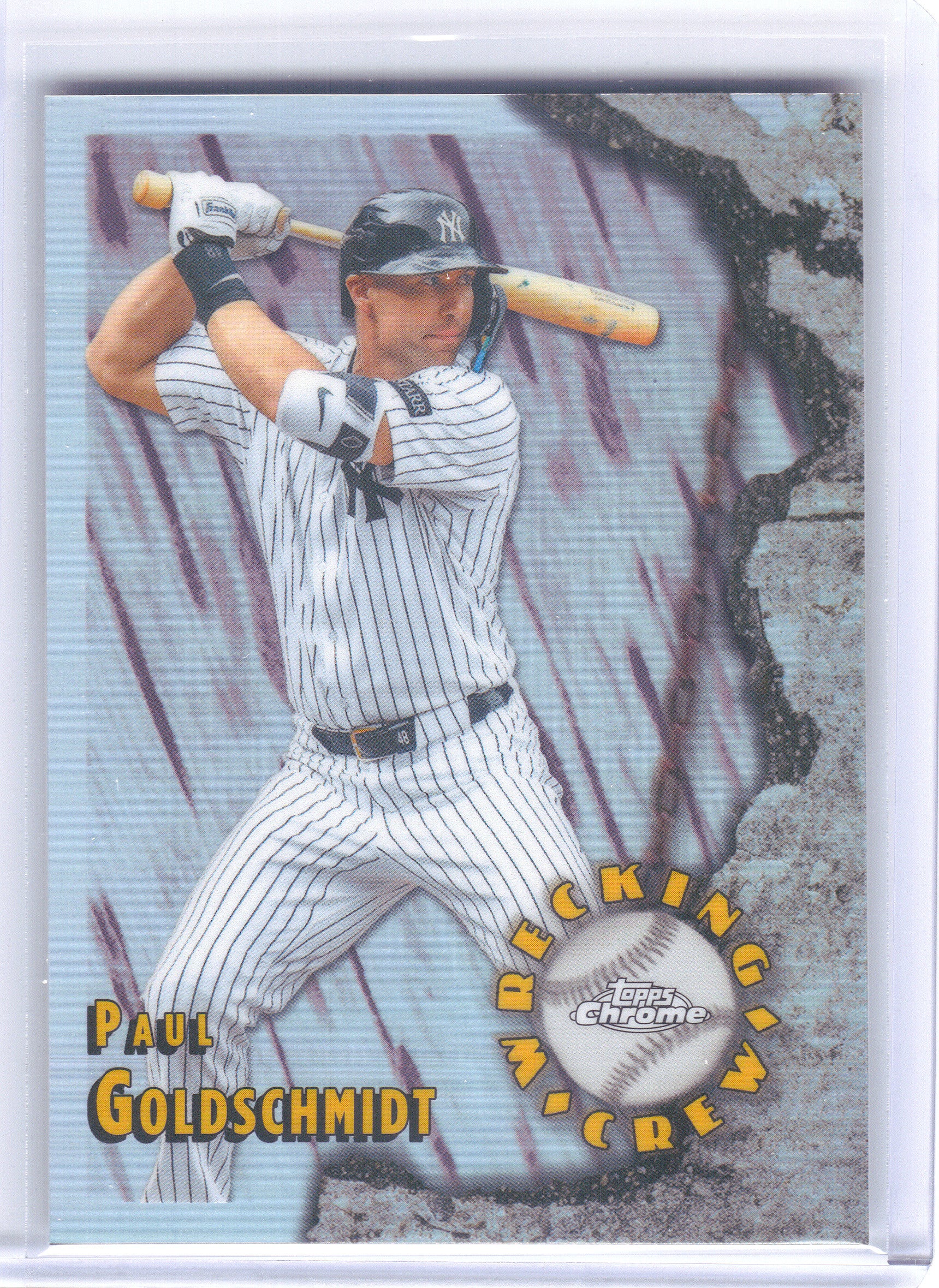 2026 Topps Chrome #WC-9 Paul Goldschmidt Wrecking Crew New York Yankees